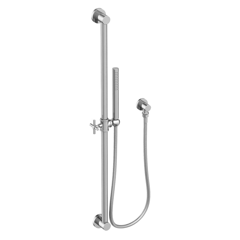 Newport Brass 280S Slide Bar With Single Function Hand Shower Set