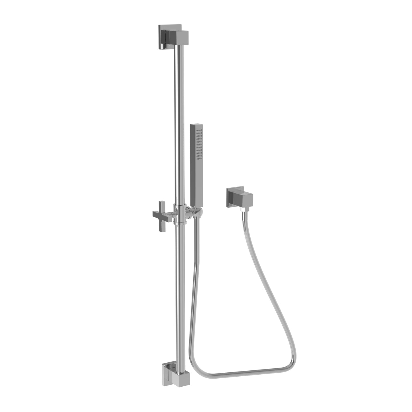Newport Brass 280T Slide Bar With Single Function Hand Shower Set