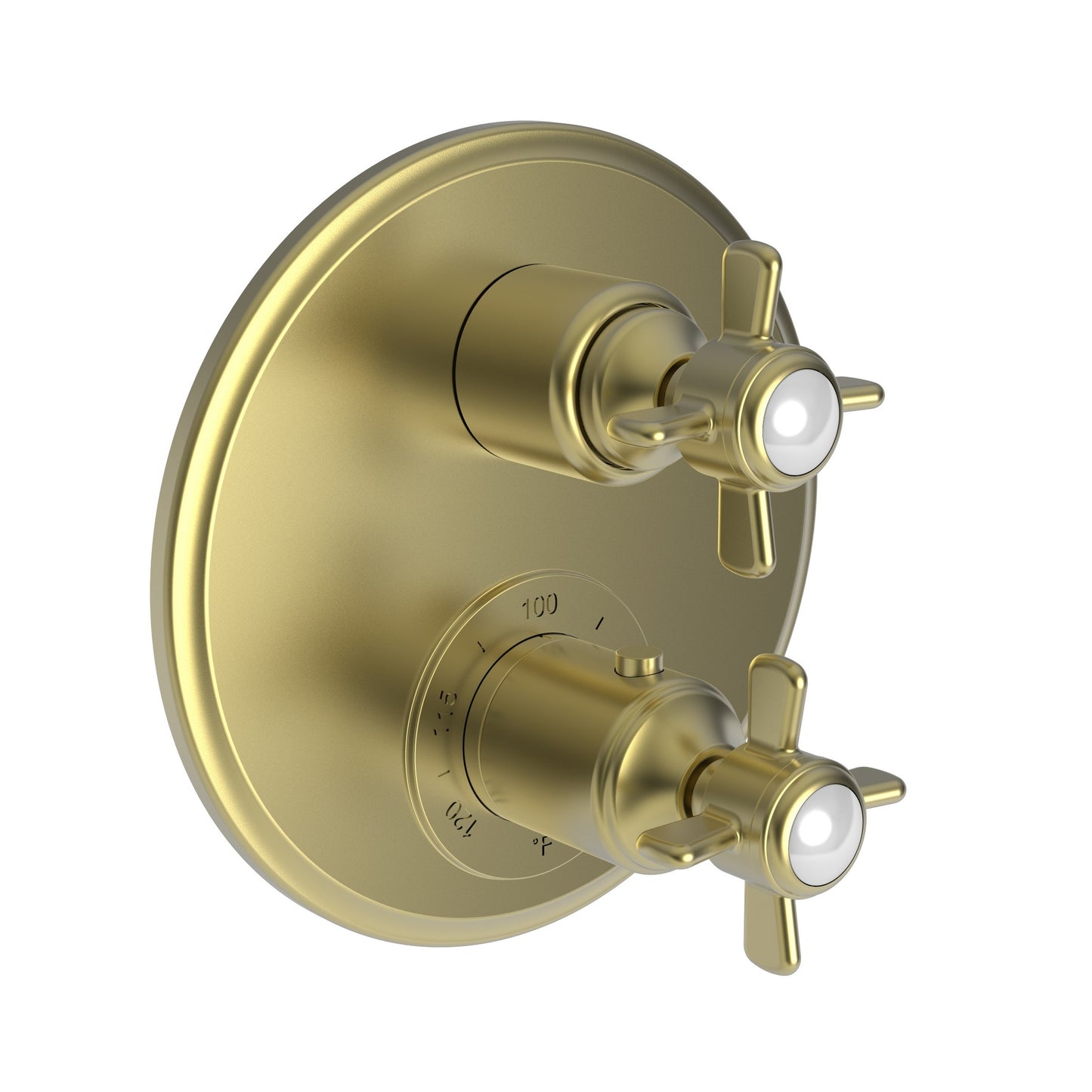 Newport Brass 3-1003TR Fairfield 1/2" Round Thermostatic Trim Plate with Handle