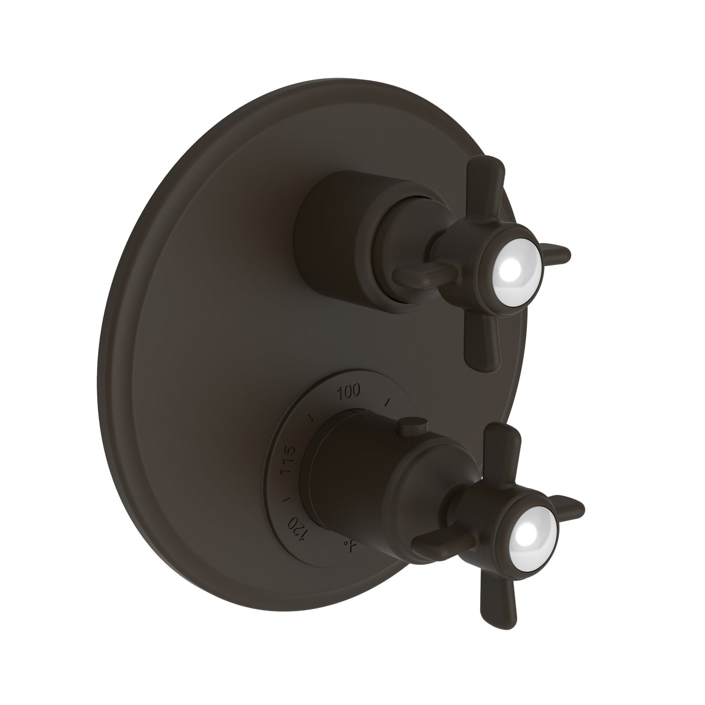 Newport Brass 3-1003TR Fairfield 1/2" Round Thermostatic Trim Plate with Handle