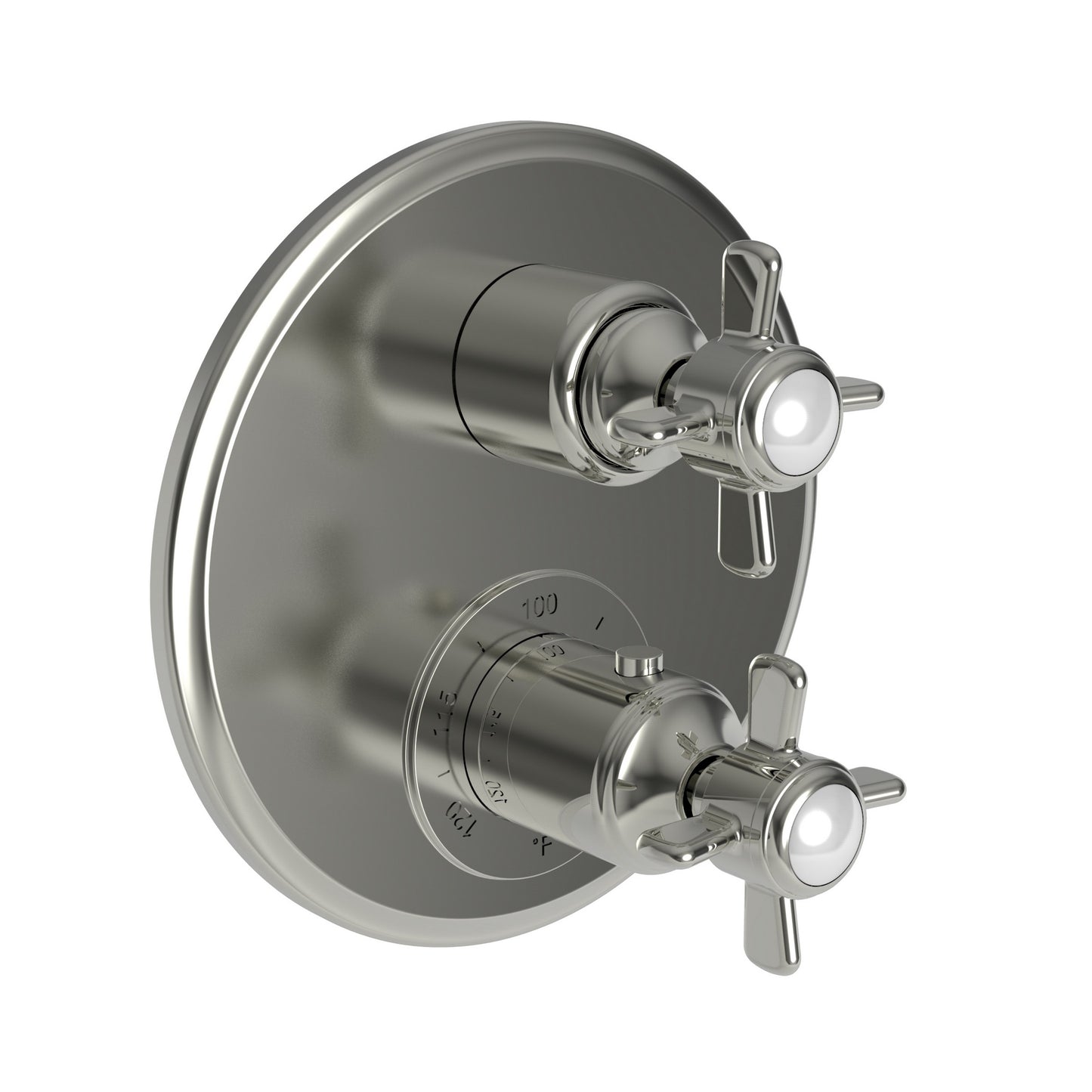 Newport Brass 3-1003TR Fairfield 1/2" Round Thermostatic Trim Plate with Handle