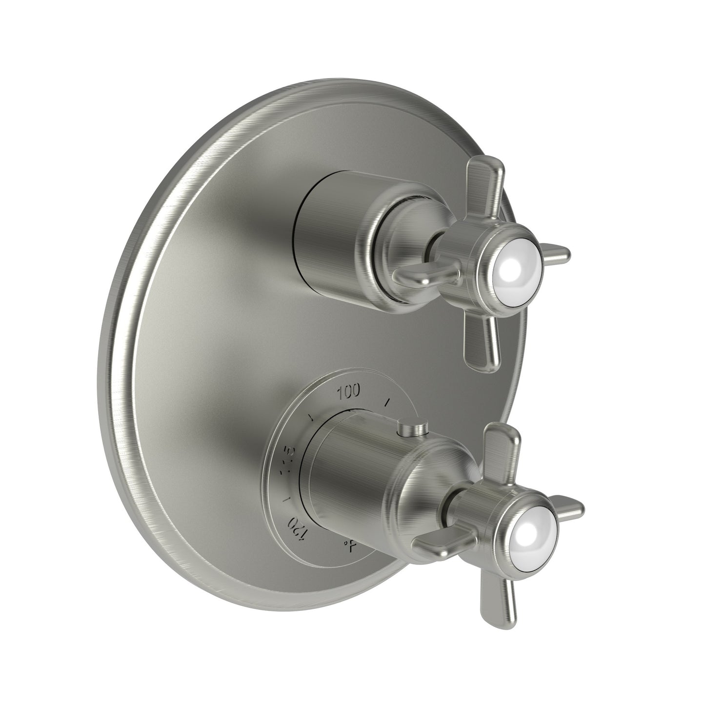 Newport Brass 3-1003TR Fairfield 1/2" Round Thermostatic Trim Plate with Handle