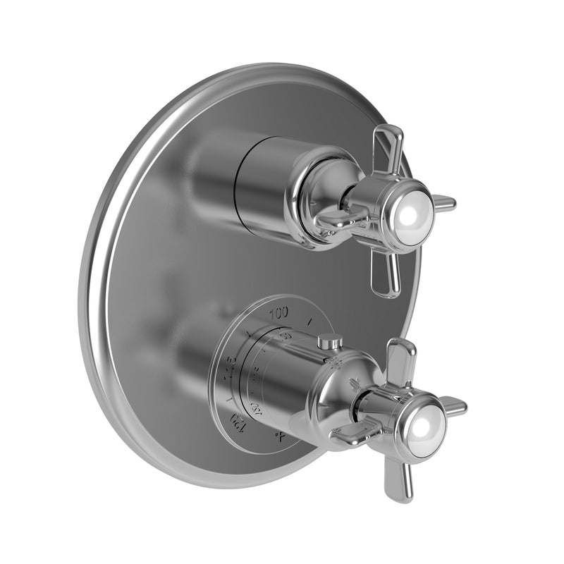 Newport Brass 3-1003TR Fairfield 1/2" Round Thermostatic Trim Plate with Handle