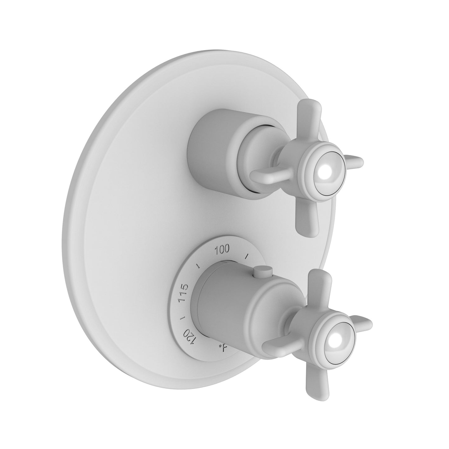 Newport Brass 3-1003TR Fairfield 1/2" Round Thermostatic Trim Plate with Handle