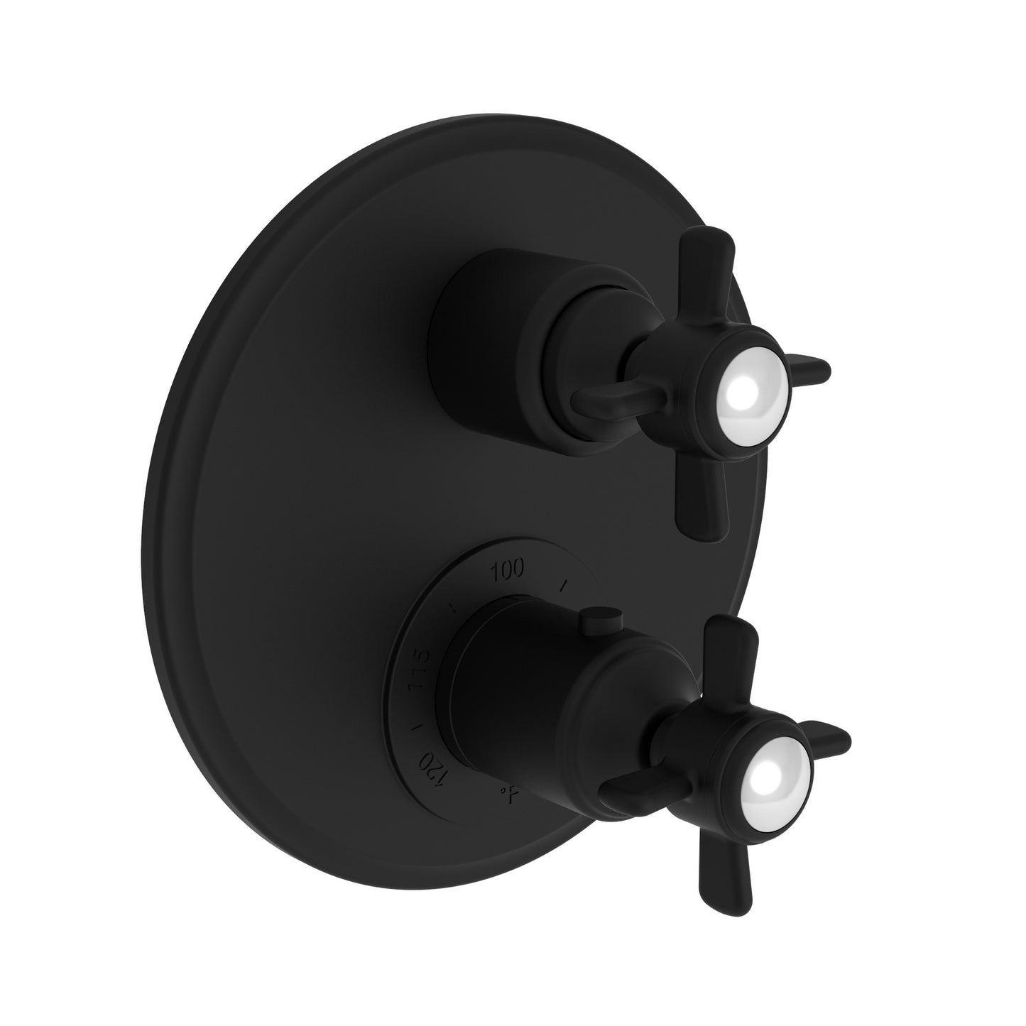 Newport Brass 3-1003TR Fairfield 1/2" Round Thermostatic Trim Plate with Handle