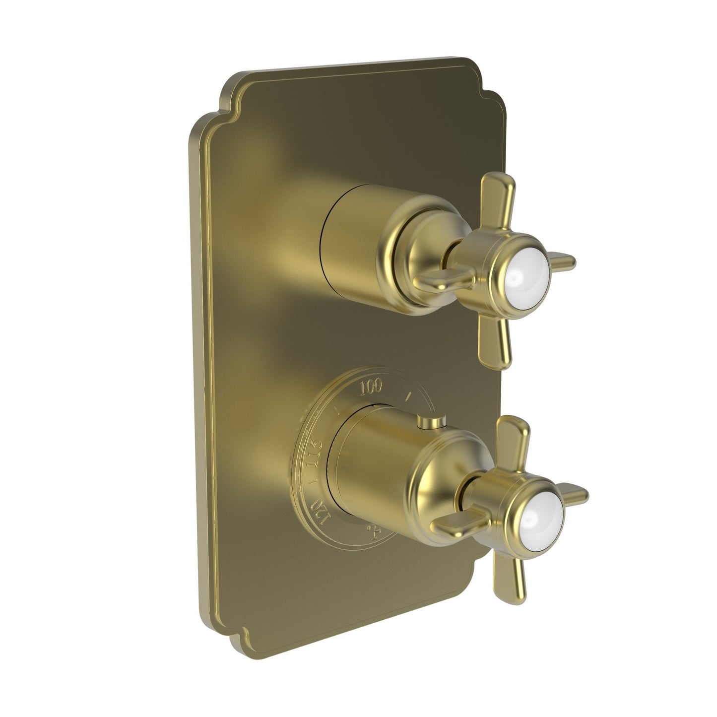 Newport Brass 3-1003TS Fairfield 1/2" Square Thermostatic Trim Plate With Handle