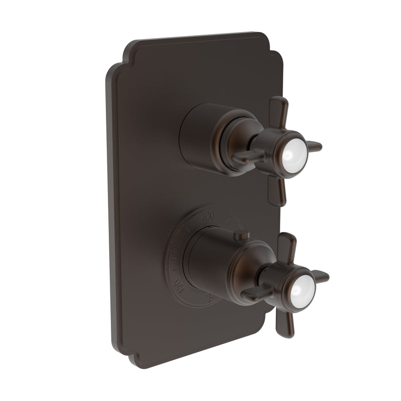 Newport Brass 3-1003TS Fairfield 1/2" Square Thermostatic Trim Plate with Handle