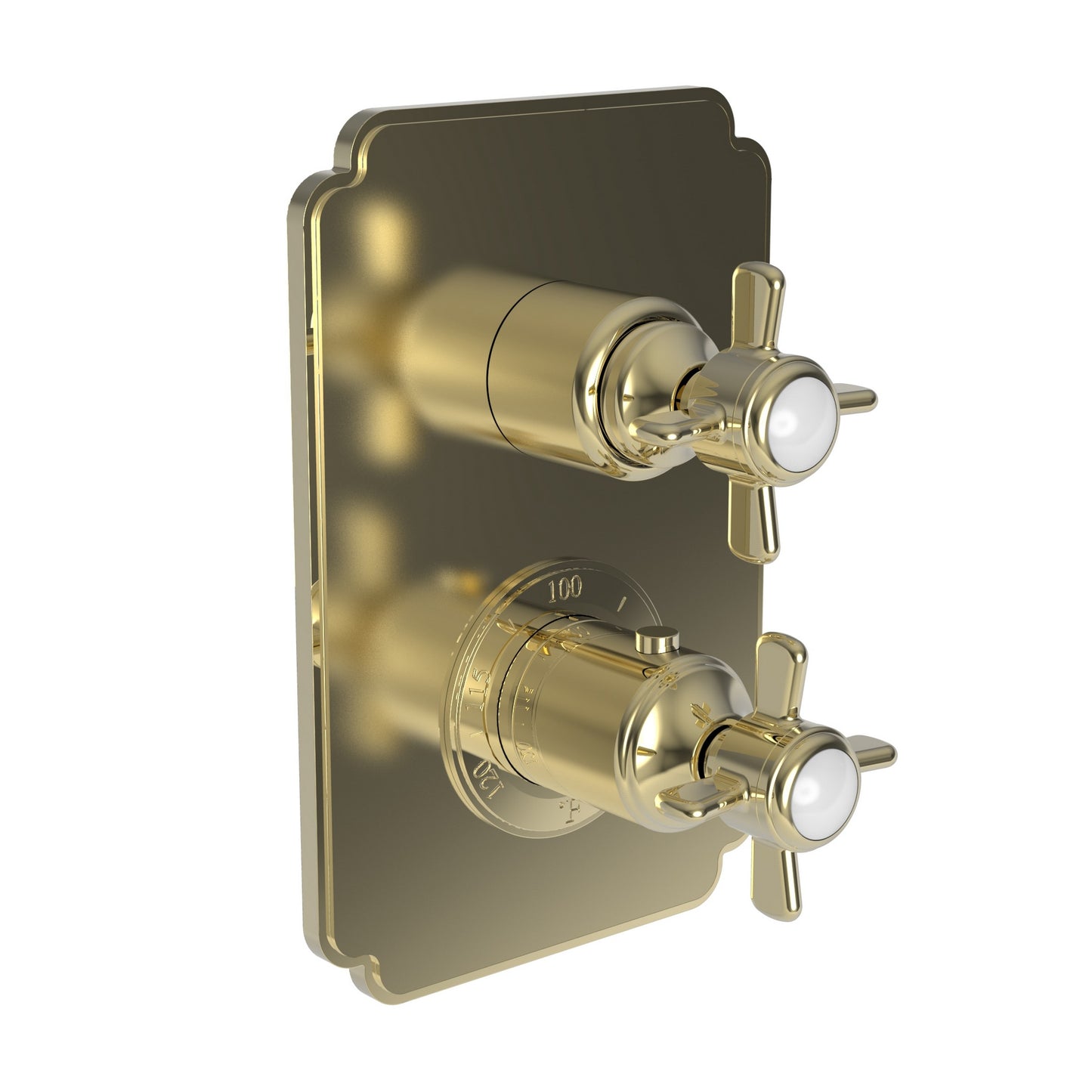 Newport Brass 3-1003TS Fairfield 1/2" Square Thermostatic Trim Plate With Handle