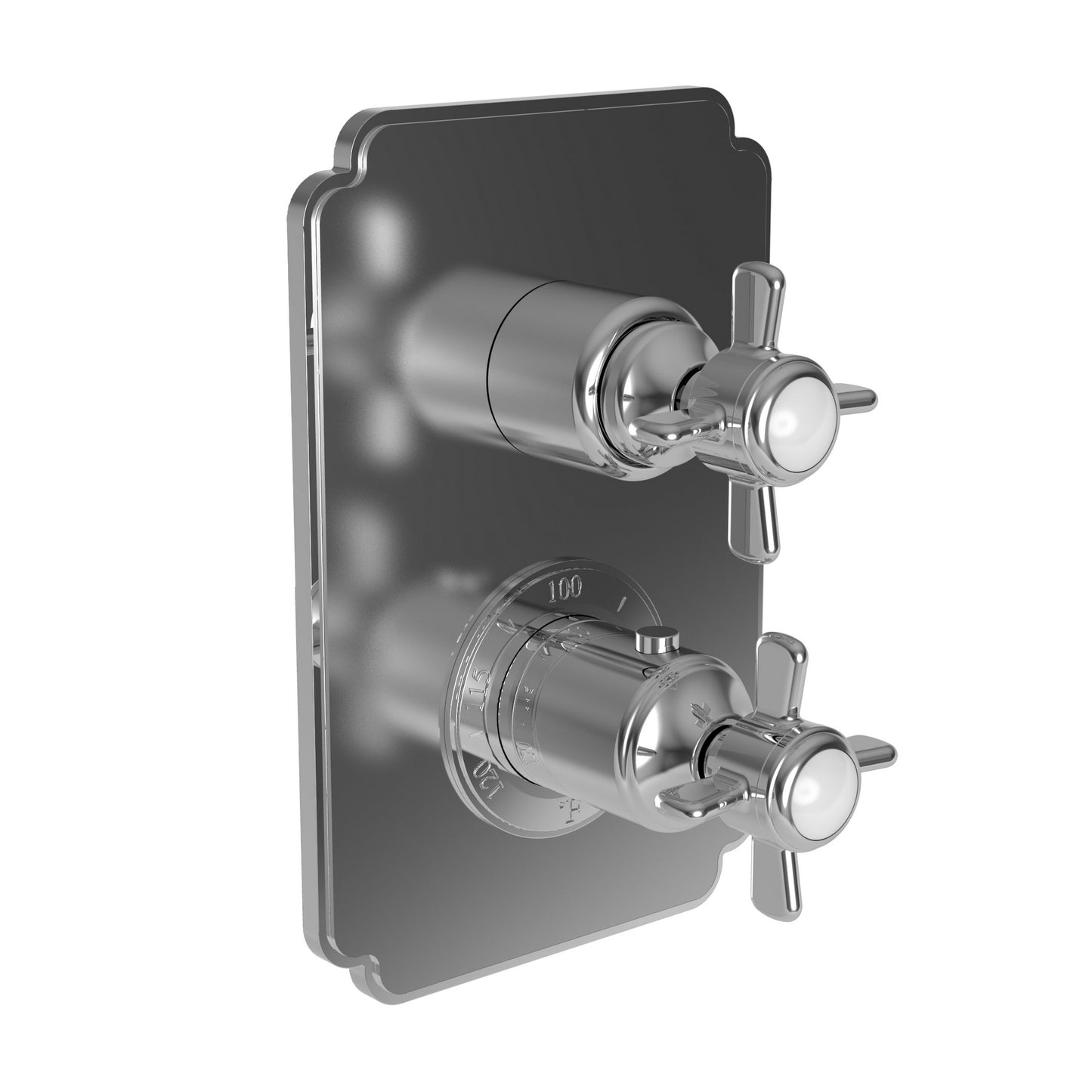 Newport Brass 3-1003TS Fairfield 1/2" Square Thermostatic Trim Plate With Handle