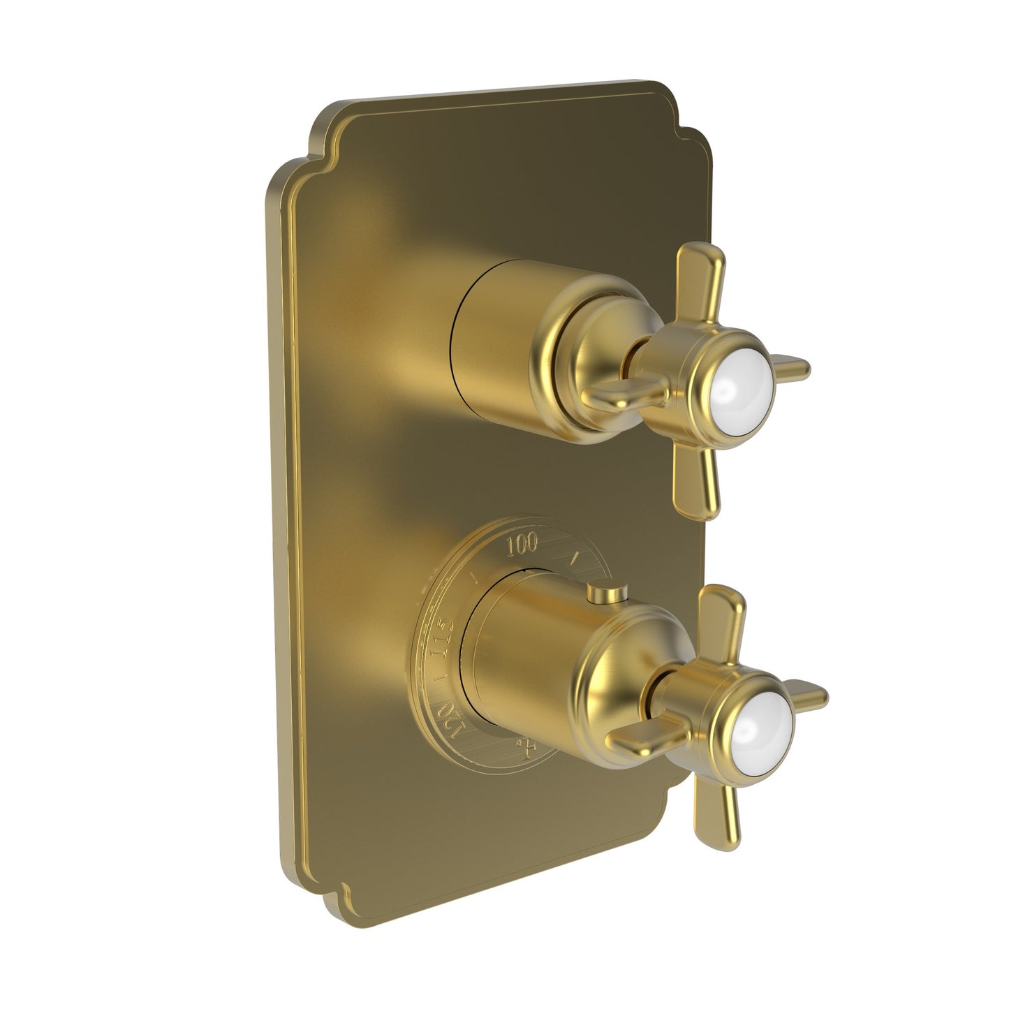 Newport Brass 3-1003TS Fairfield 1/2" Square Thermostatic Trim Plate With Handle