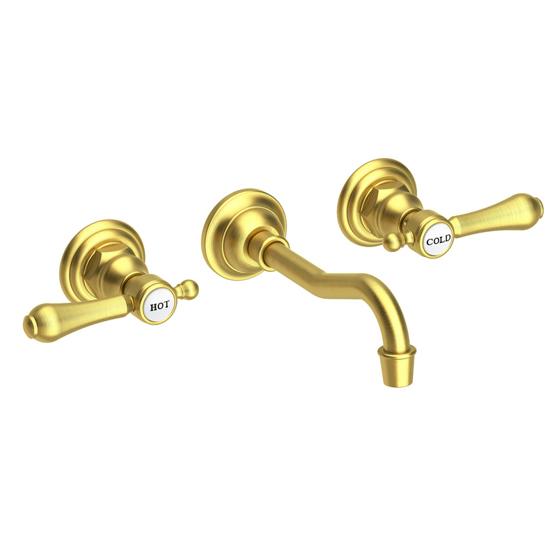 Newport Brass 3-1031 Chesterfield Wall Mount Lavatory Faucet