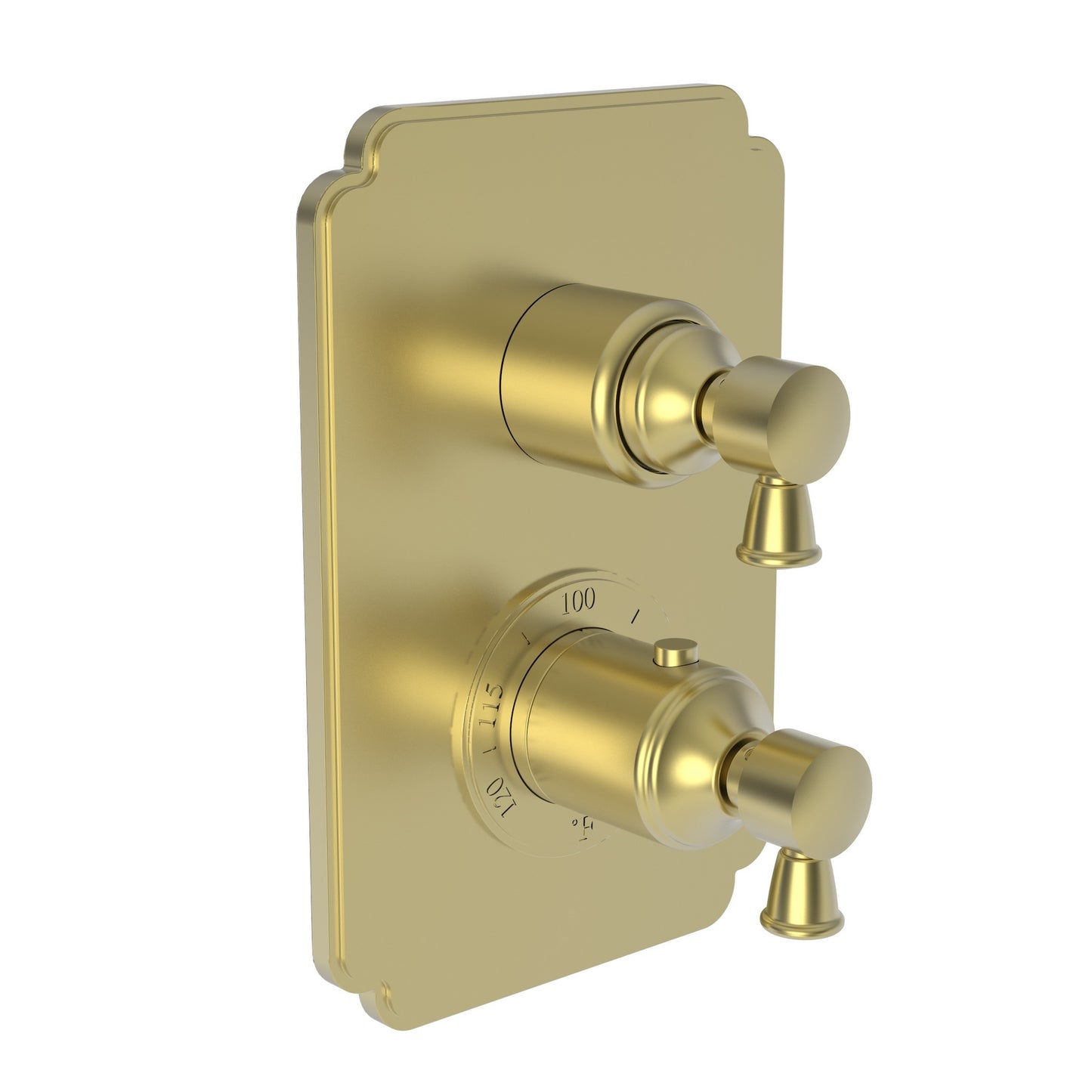 Newport Brass 3-1203TS Metropole 1/2" Square Thermostatic Trim Plate With Handle