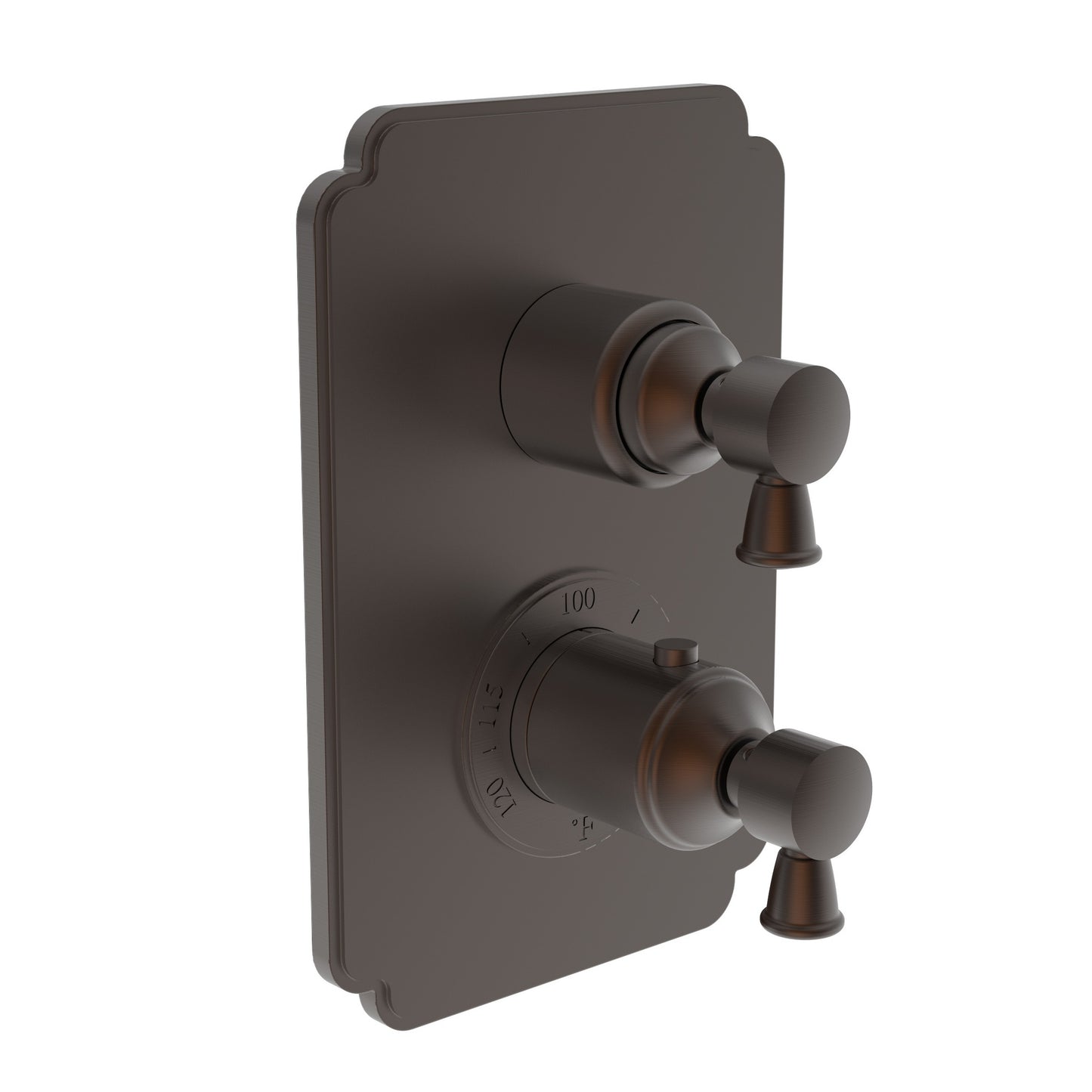 Newport Brass 3-1203TS Metropole 1/2" Square Thermostatic Trim Plate With Handle