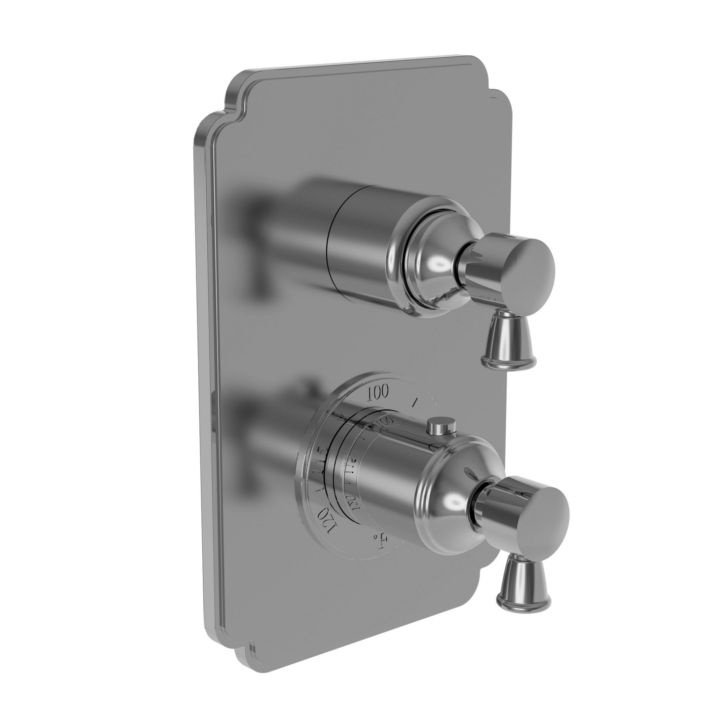 Newport Brass 3-1203TS Metropole 1/2" Square Thermostatic Trim Plate With Handle