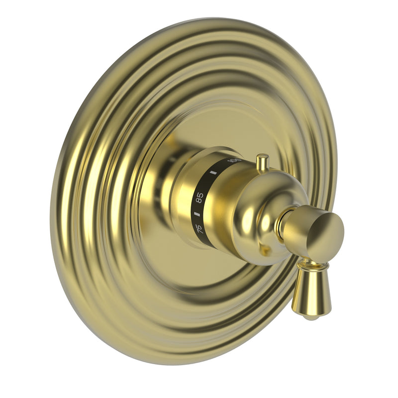 Newport Brass 3-1204TR Metropole 3/4" Round Thermostatic Trim Plate with Handle