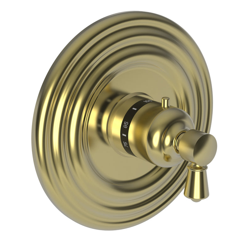 Newport Brass 3-1204TR Metropole 3/4" Round Thermostatic Trim Plate with Handle