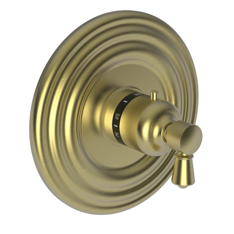 Newport Brass 3-1204TR Metropole 3/4" Round Thermostatic Trim Plate with Handle