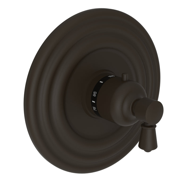 Newport Brass 3-1204TR Metropole 3/4" Round Thermostatic Trim Plate with Handle