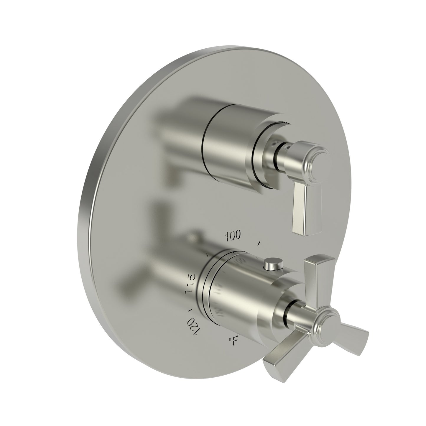 Newport Brass 3-1603TR Miro 1/2" Round Thermostatic Trim Plate With Handle