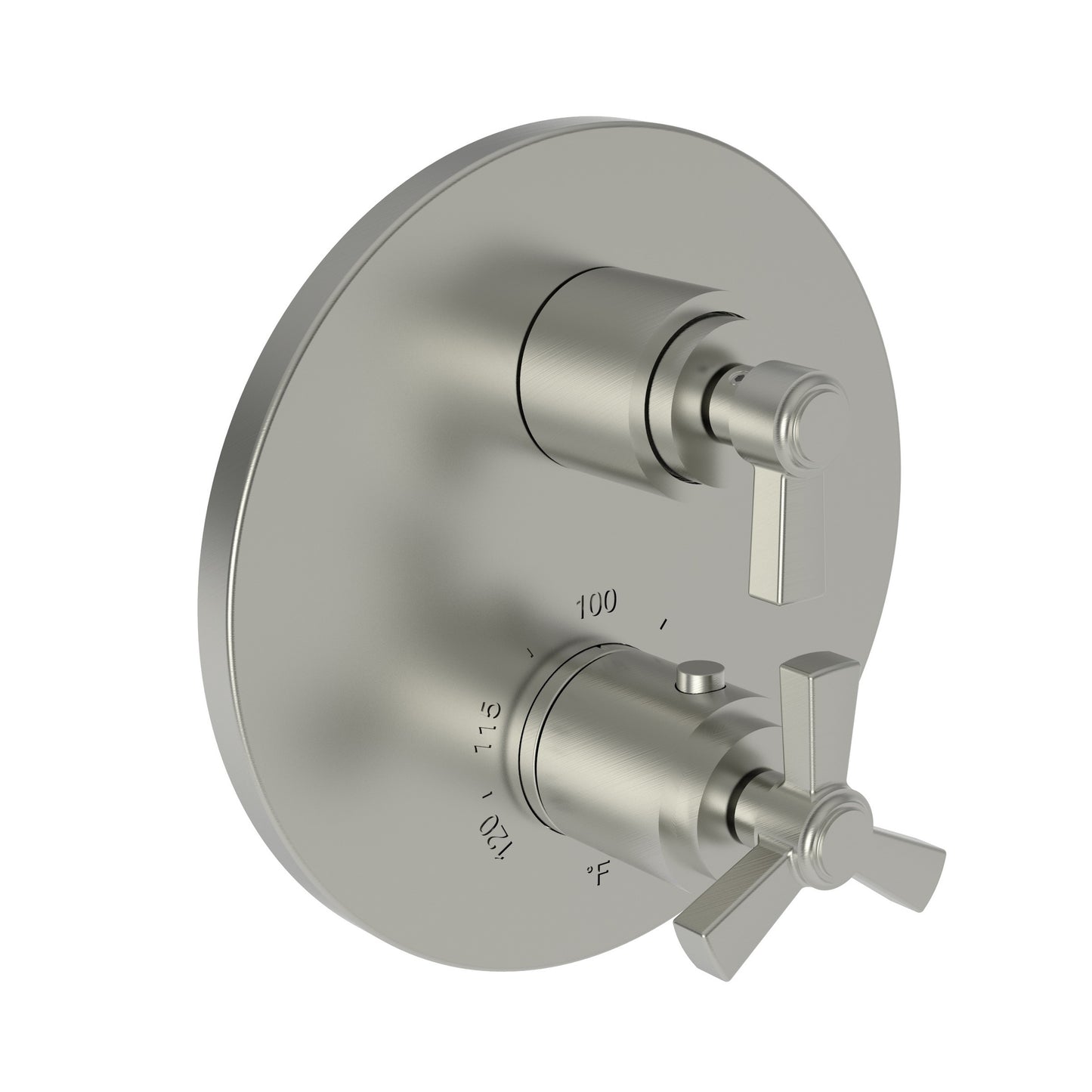 Newport Brass 3-1603TR Miro 1/2" Round Thermostatic Trim Plate With Handle