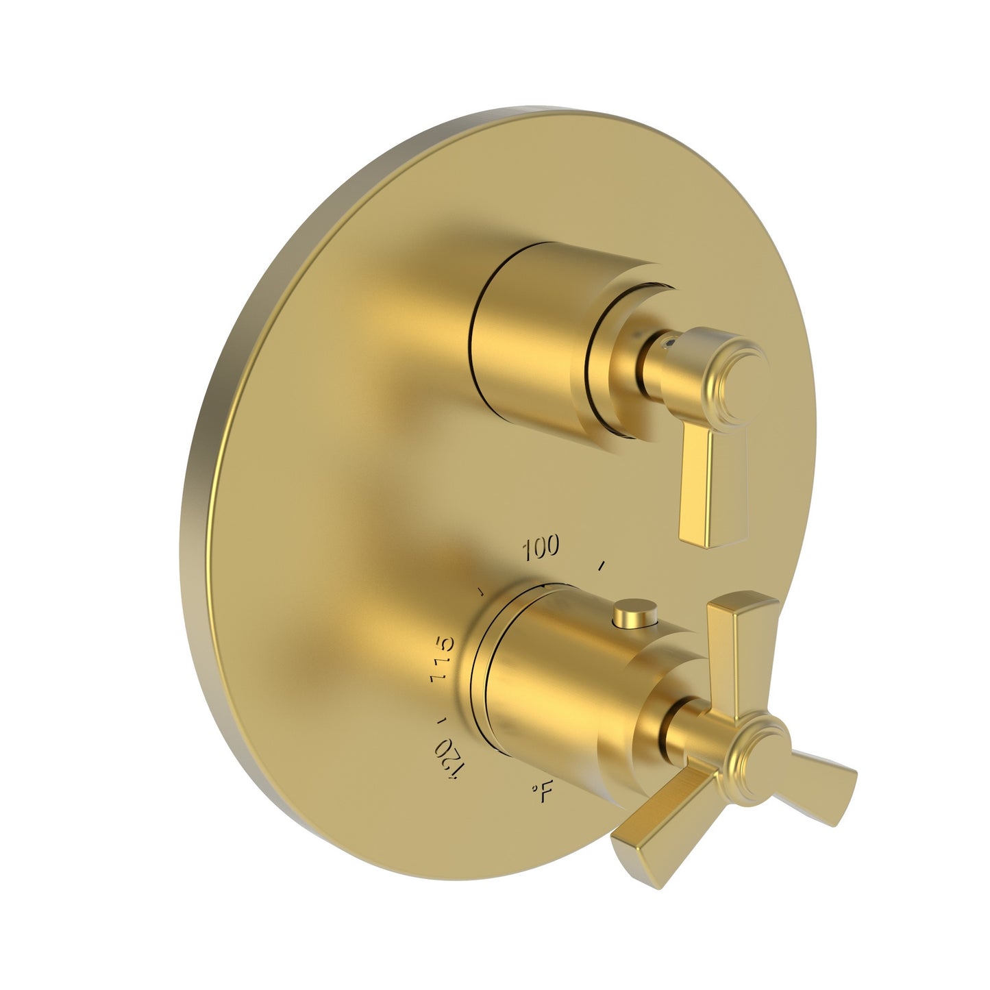 Newport Brass 3-1603TR Miro 1/2" Round Thermostatic Trim Plate With Handle