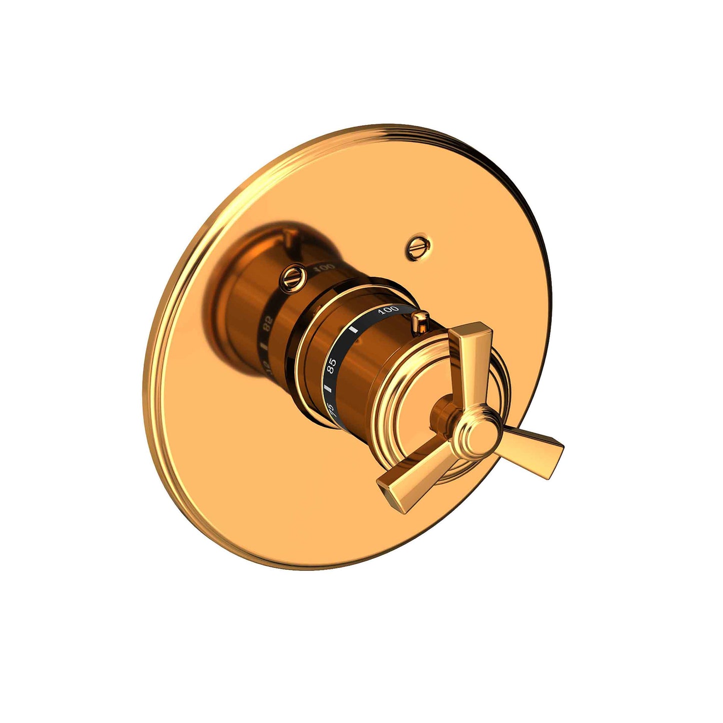 Newport Brass 3-1604TR Miro 3/4" Round Thermostatic Trim Plate With Handle