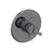 Newport Brass 3-1604TR Miro 3/4" Round Thermostatic Trim Plate With Handle