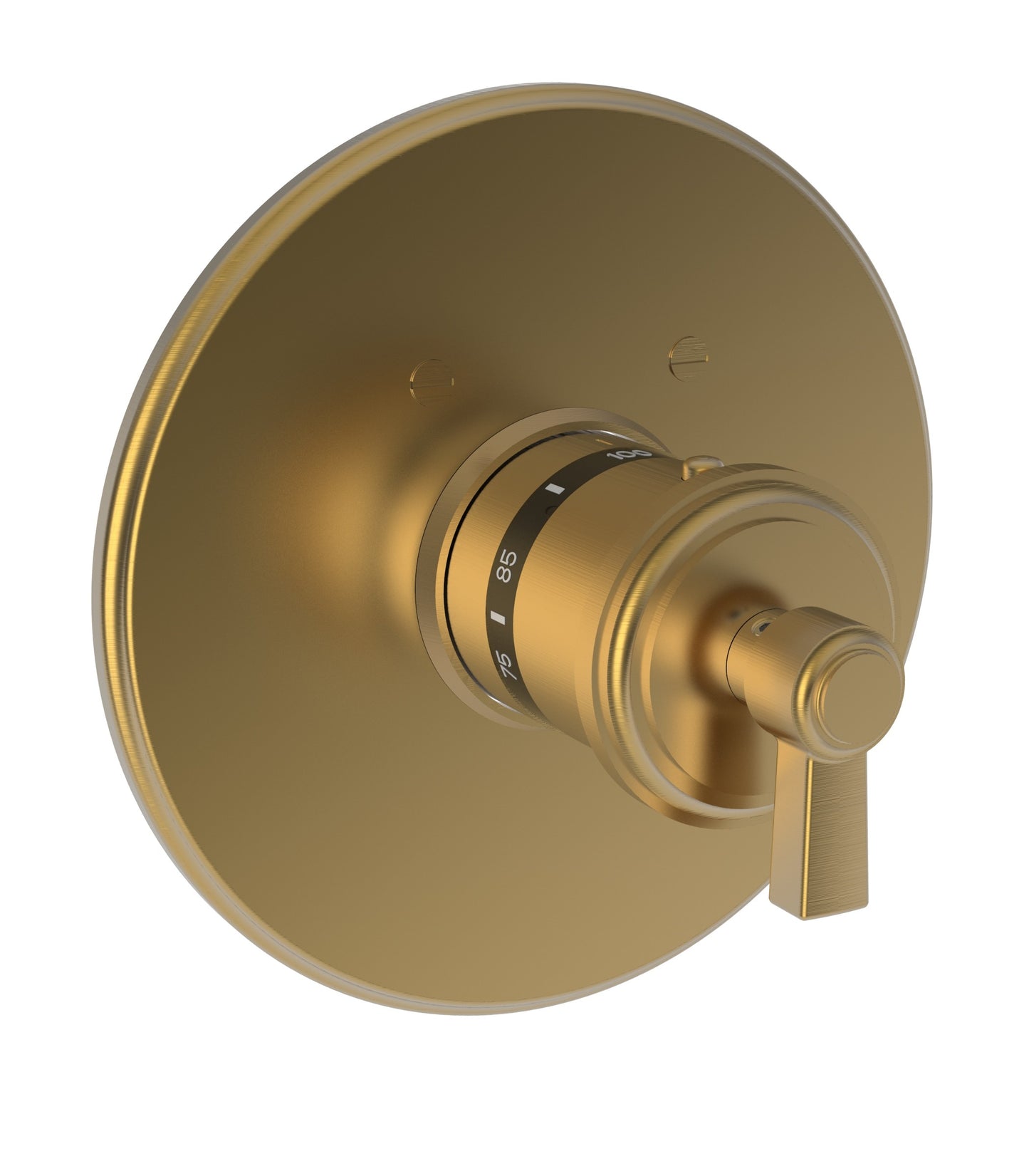 Newport Brass 3-1624TR Miro 3/4" Round Thermostatic Trim Plate With Handle