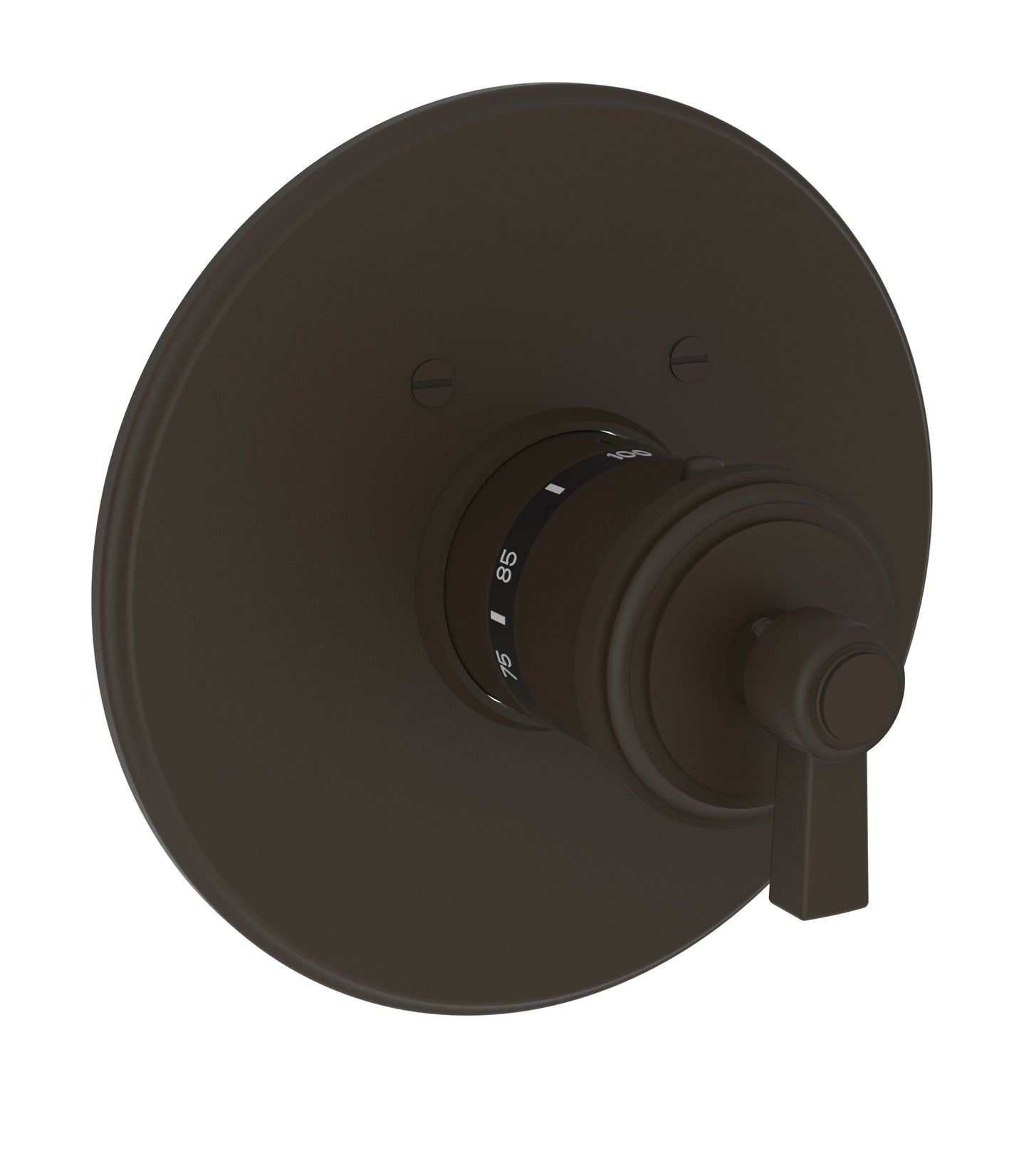 Newport Brass 3-1624TR Miro 3/4" Round Thermostatic Trim Plate With Handle