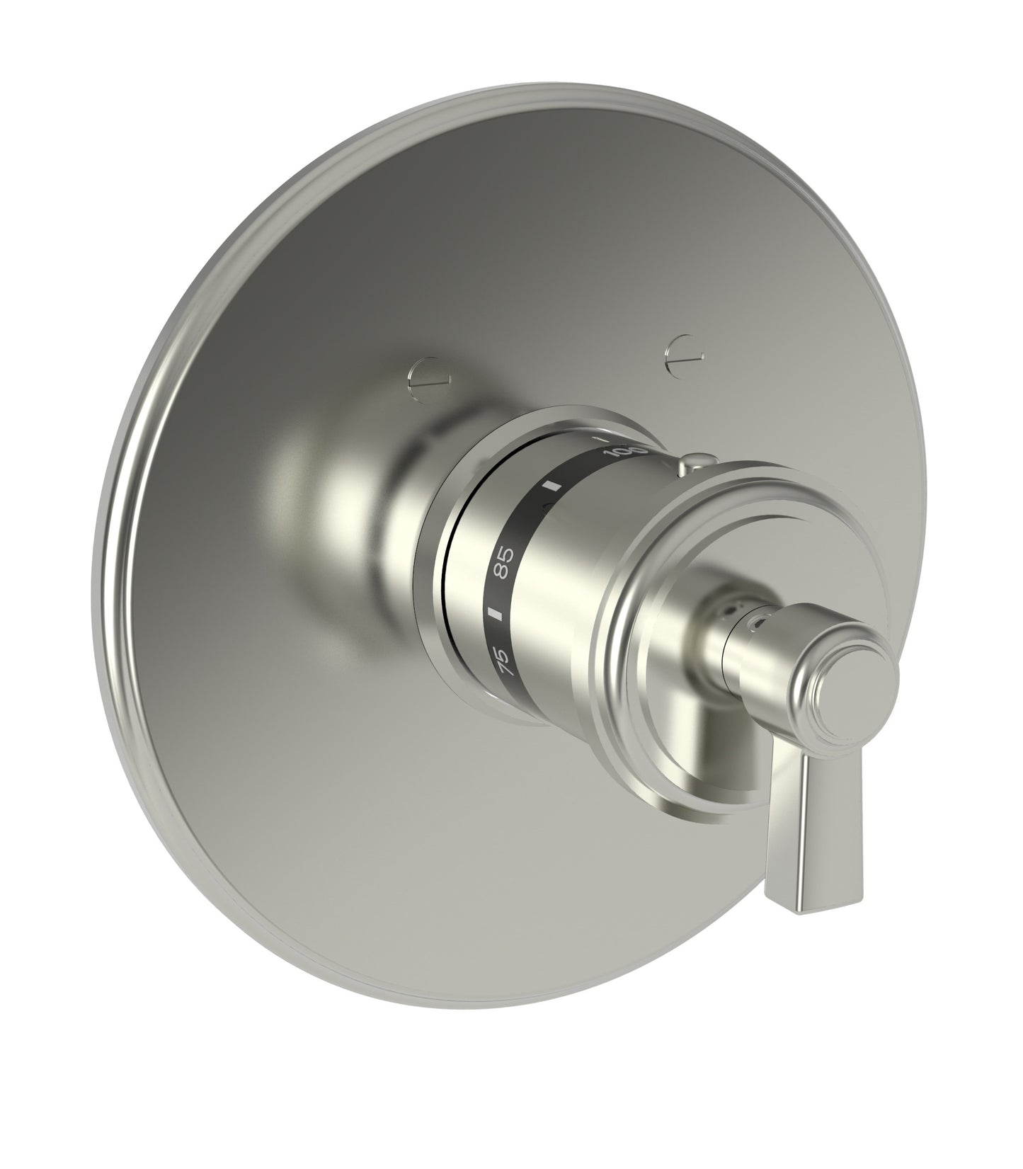 Newport Brass 3-1624TR Miro 3/4" Round Thermostatic Trim Plate With Handle