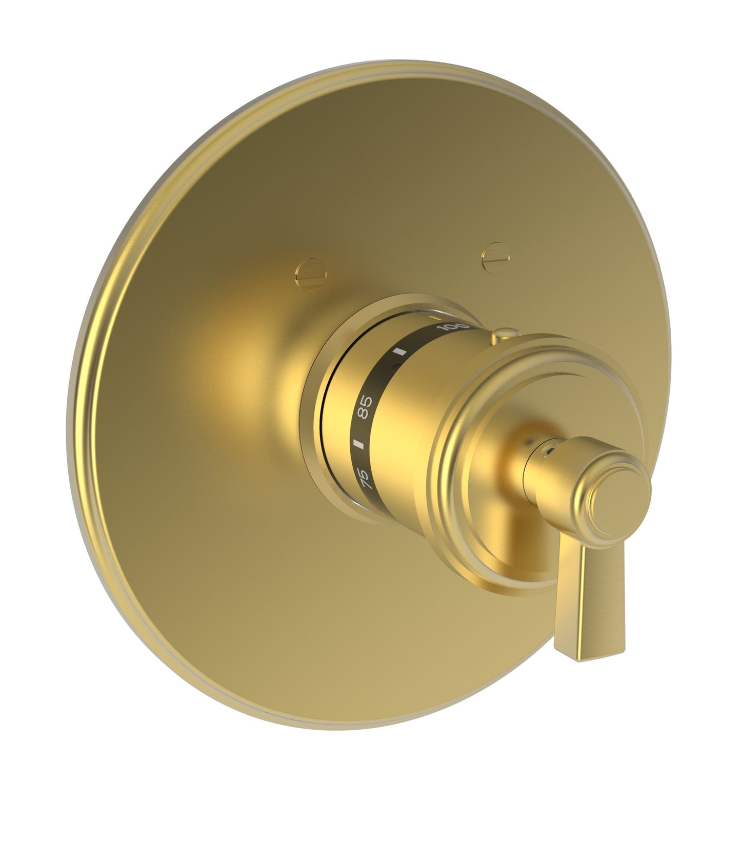 Newport Brass 3-1624TR Miro 3/4" Round Thermostatic Trim Plate With Handle