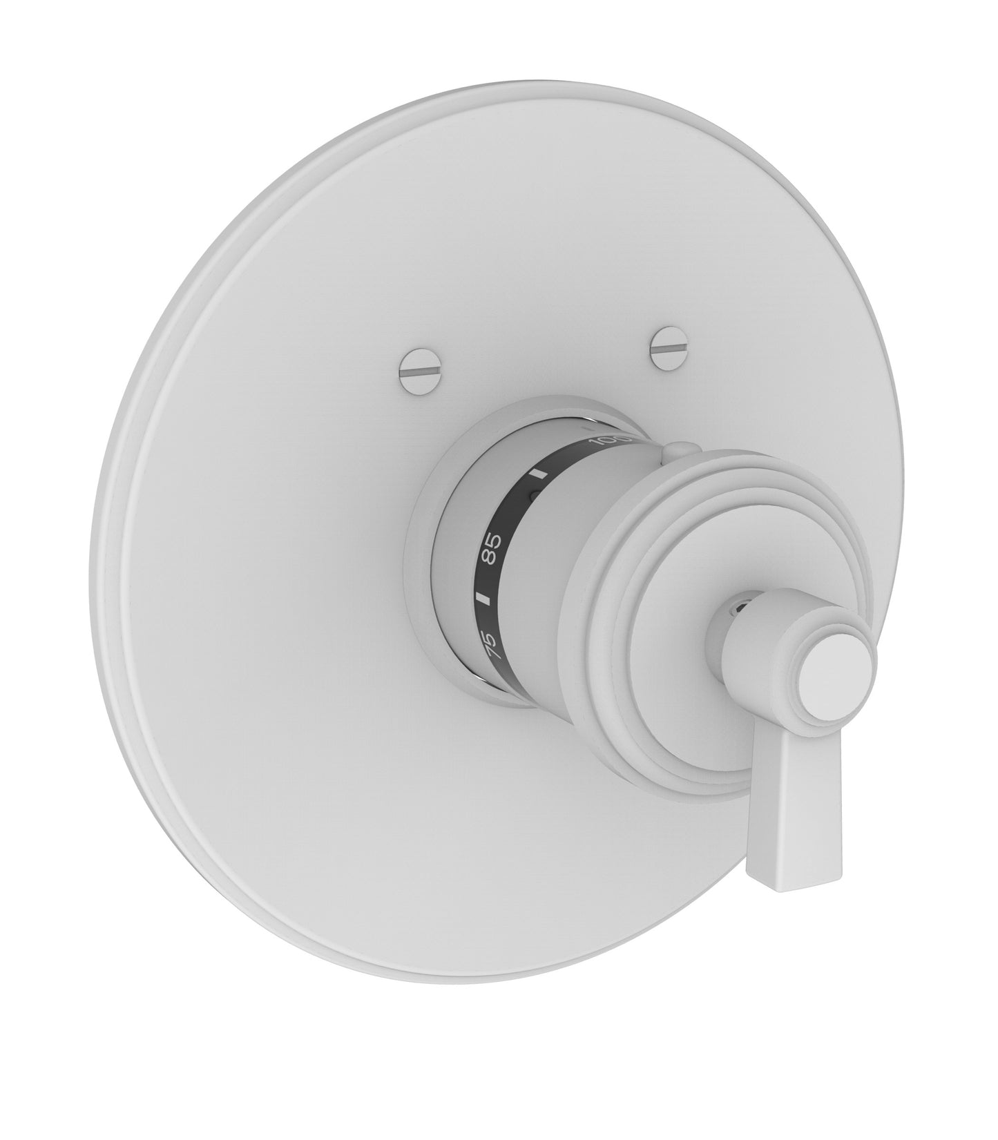 Newport Brass 3-1624TR Miro 3/4" Round Thermostatic Trim Plate With Handle
