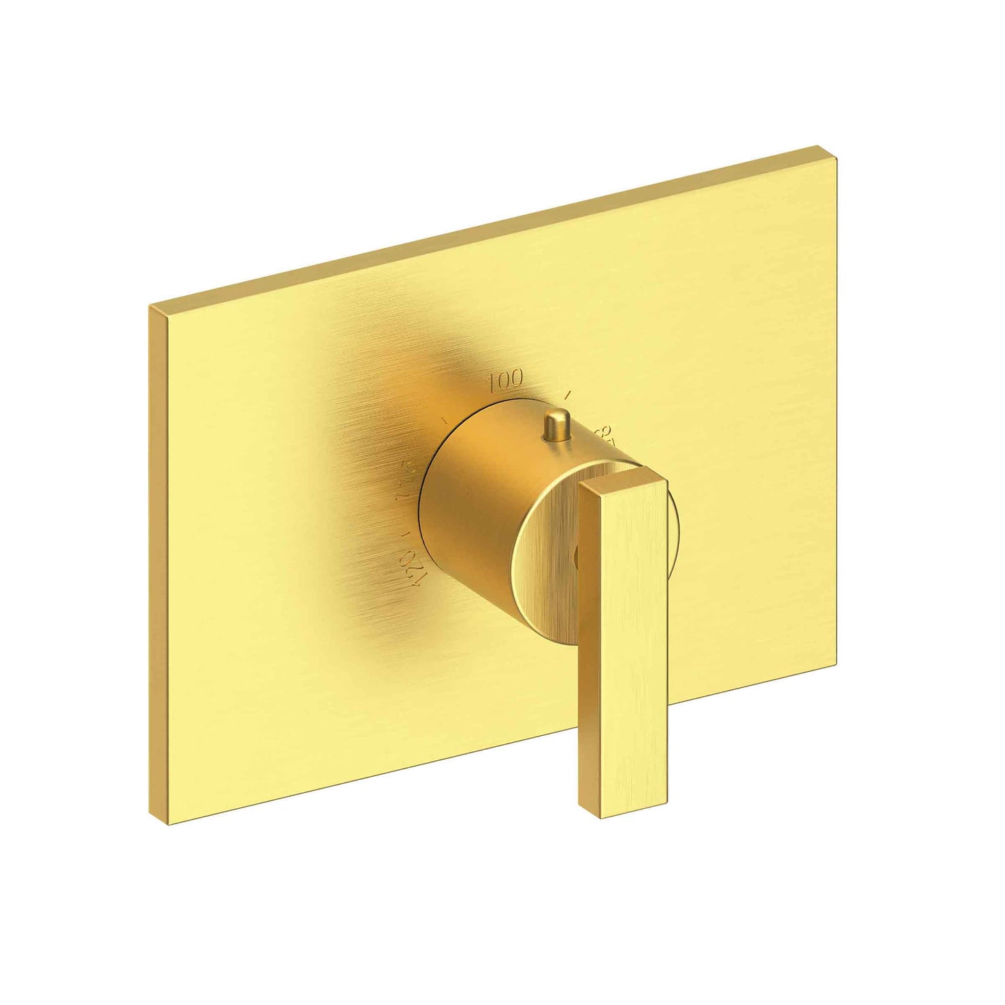 Newport Brass 3-2044TS Secant 3/4" Rectangular Thermostatic Trim Plate With Handle