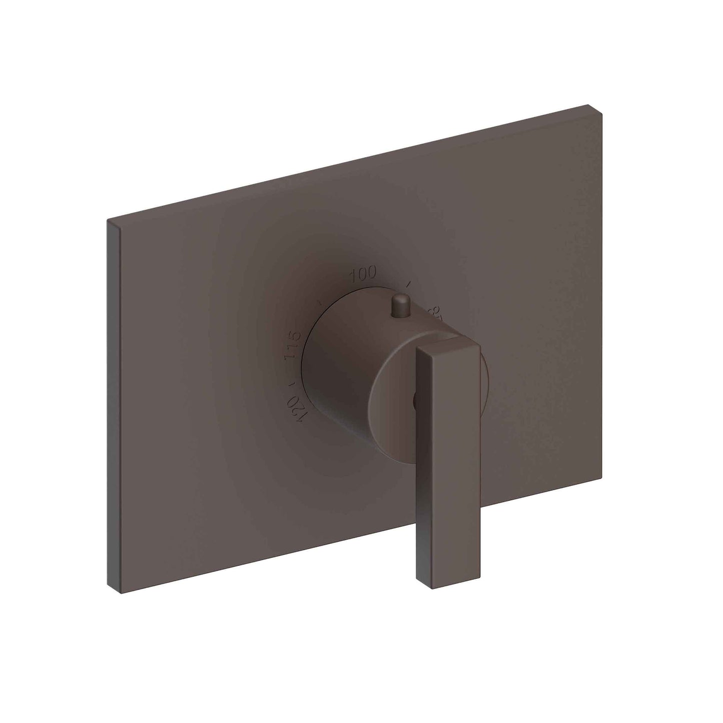 Newport Brass 3-2044TS Secant 3/4" Rectangular Thermostatic Trim Plate With Handle