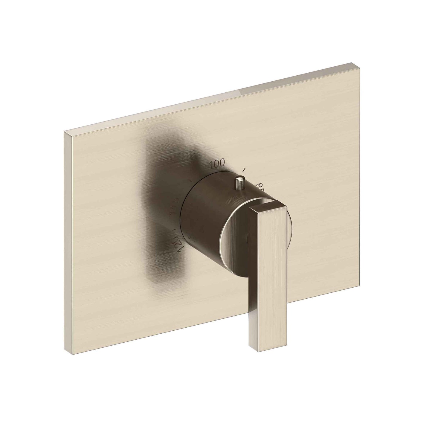 Newport Brass 3-2044TS Secant 3/4" Rectangular Thermostatic Trim Plate With Handle