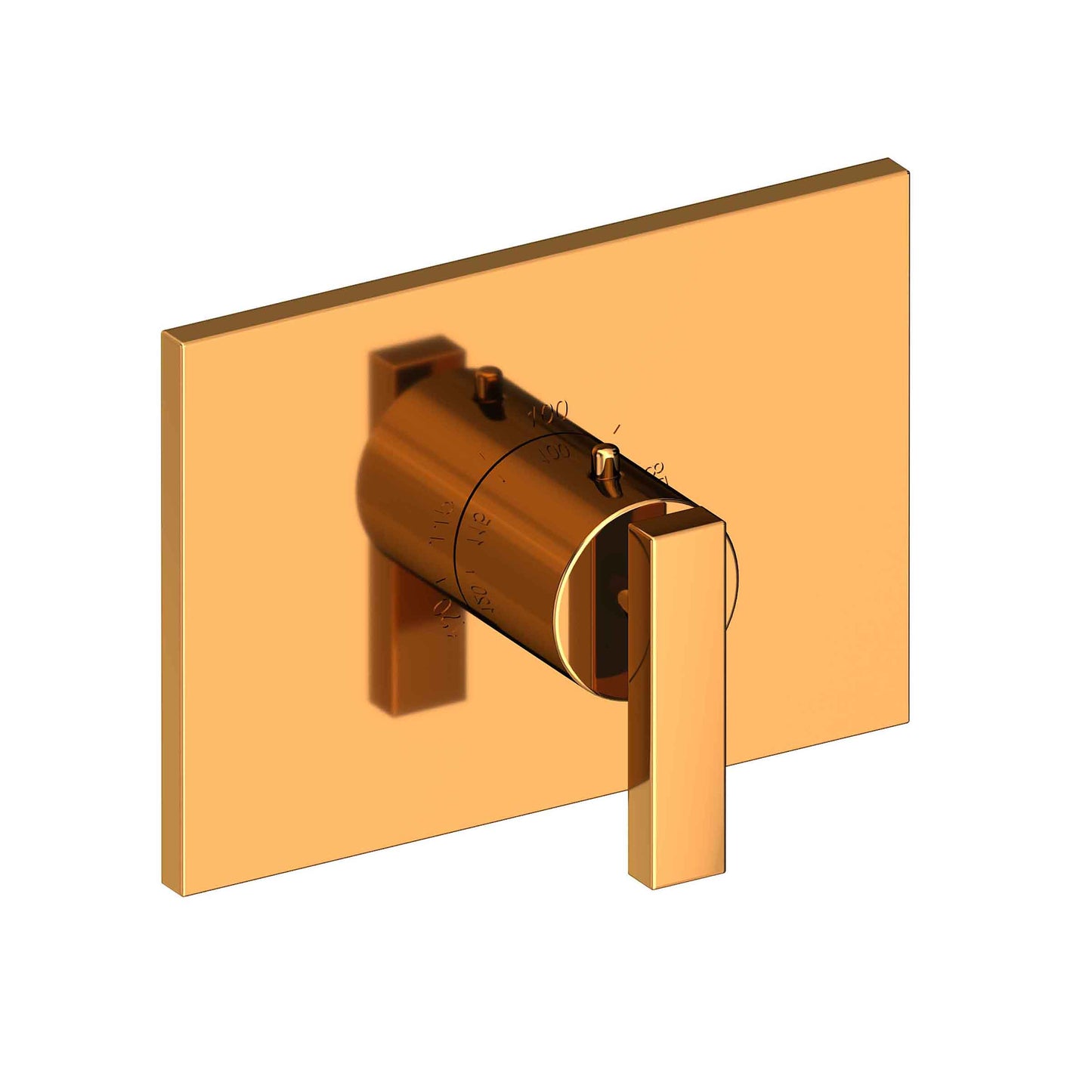 Newport Brass 3-2044TS Secant 3/4" Rectangular Thermostatic Trim Plate With Handle
