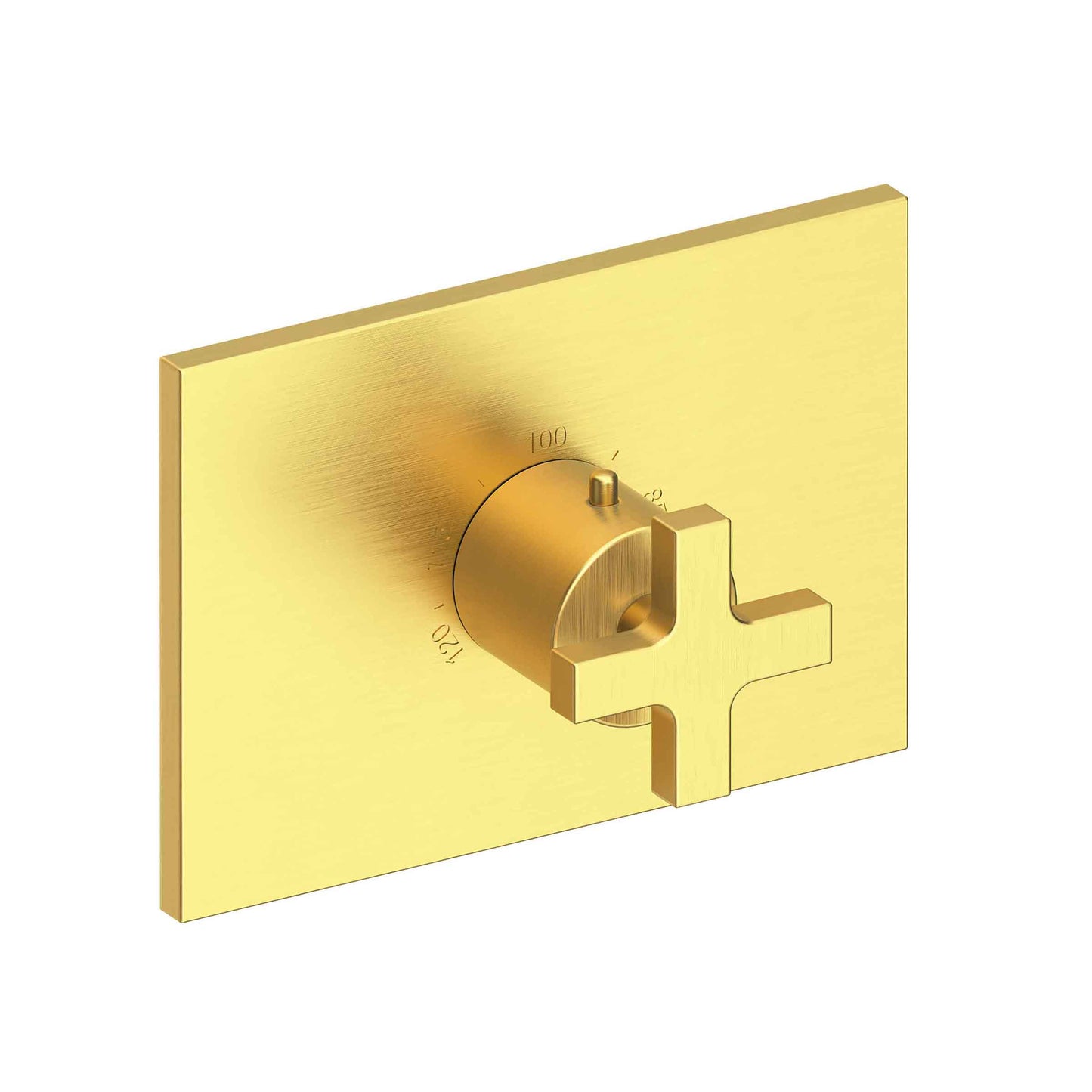 Newport Brass 3-2064TS Secant 3/4" Rectangular Thermostatic Trim Plate With Handle