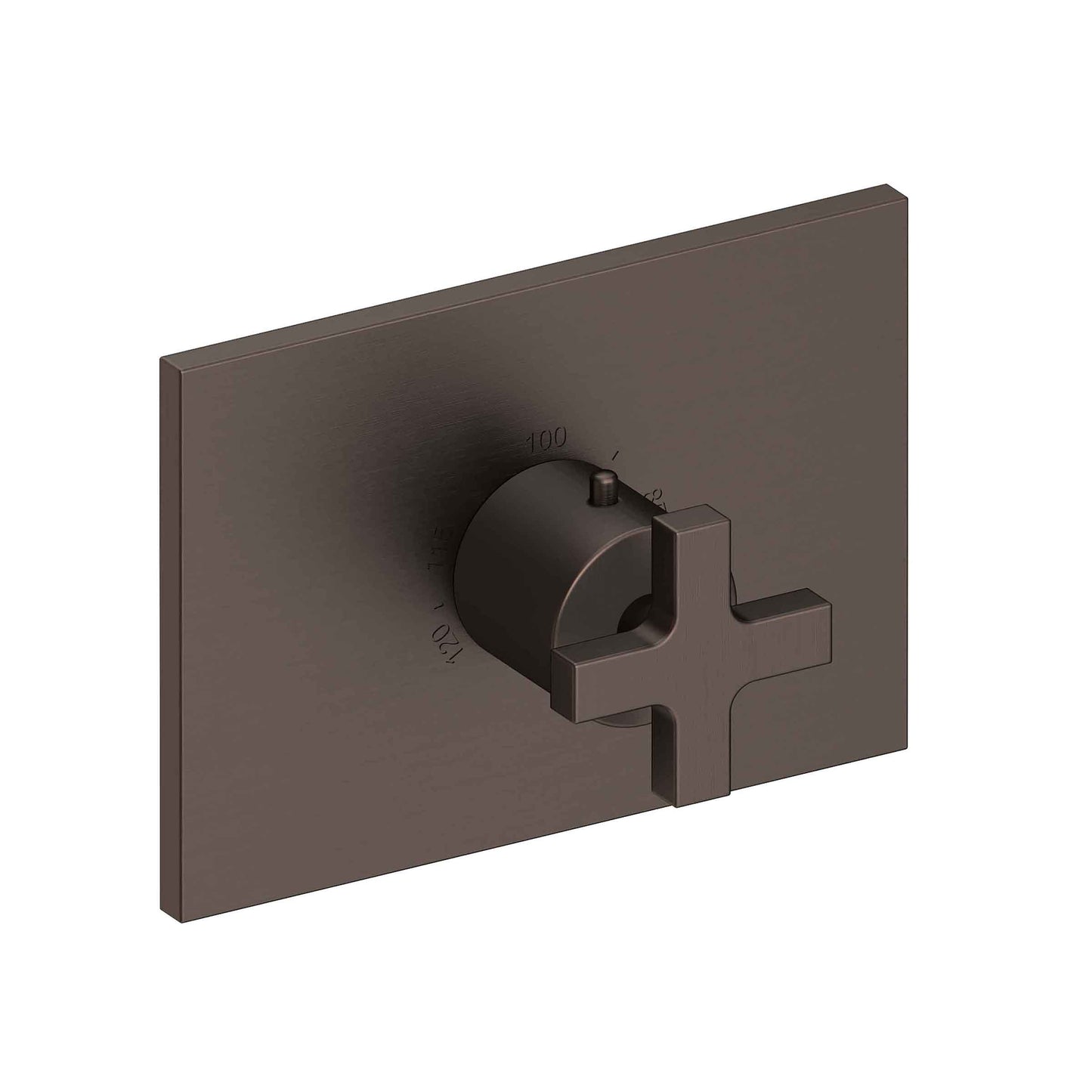 Newport Brass 3-2064TS Secant 3/4" Rectangular Thermostatic Trim Plate With Handle