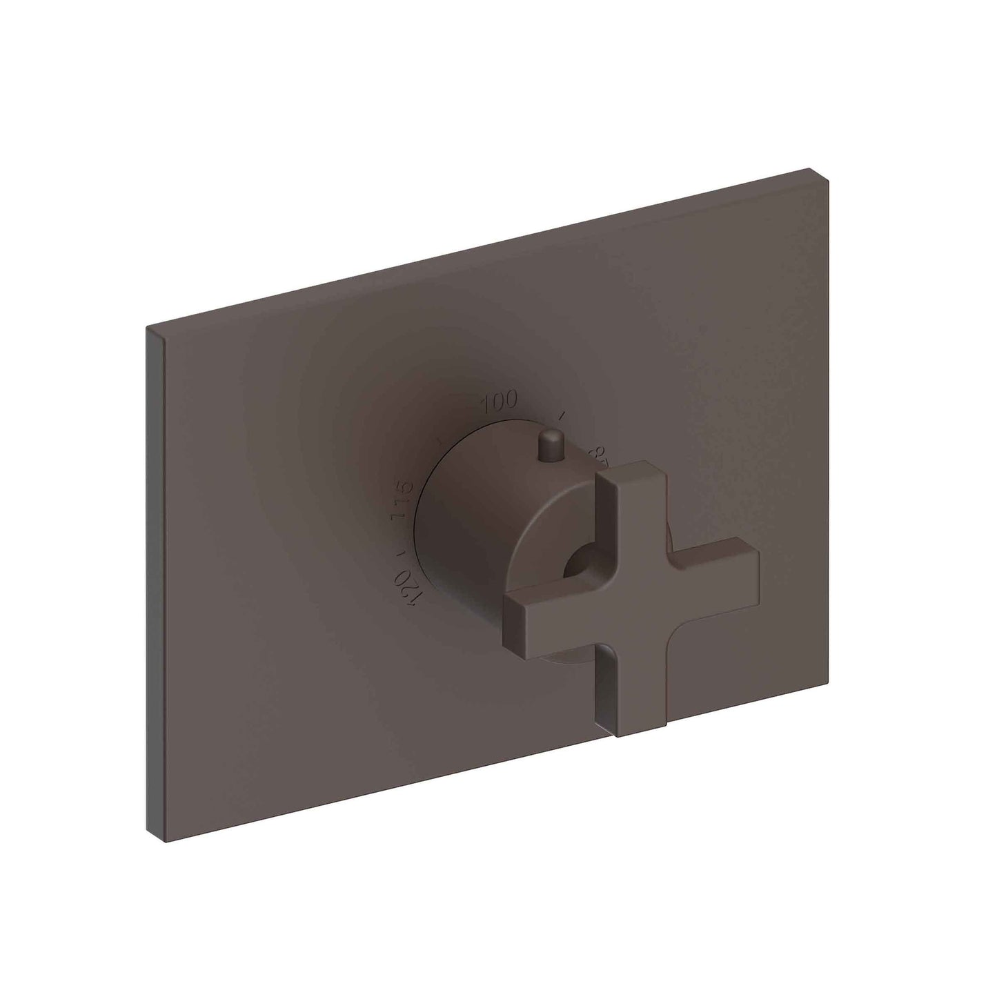 Newport Brass 3-2064TS Secant 3/4" Rectangular Thermostatic Trim Plate With Handle