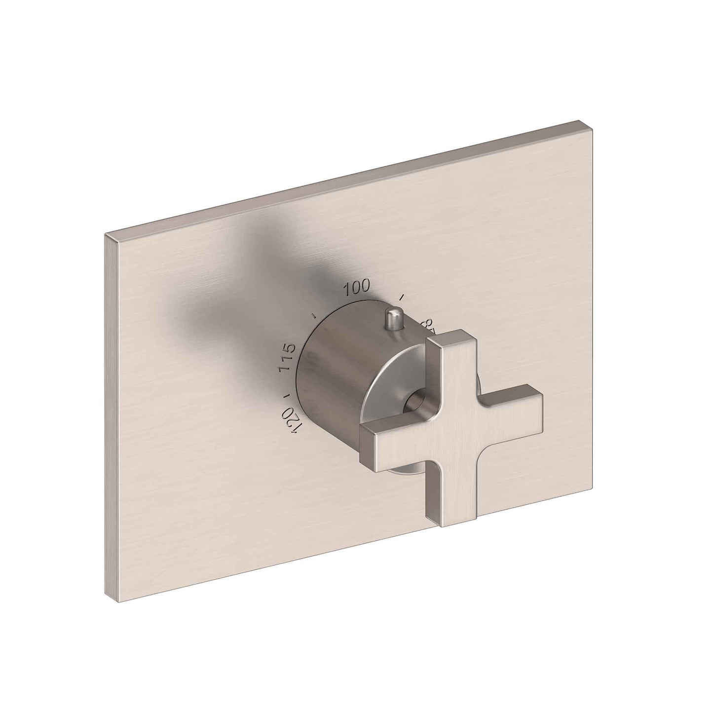 Newport Brass 3-2064TS Secant 3/4" Rectangular Thermostatic Trim Plate With Handle