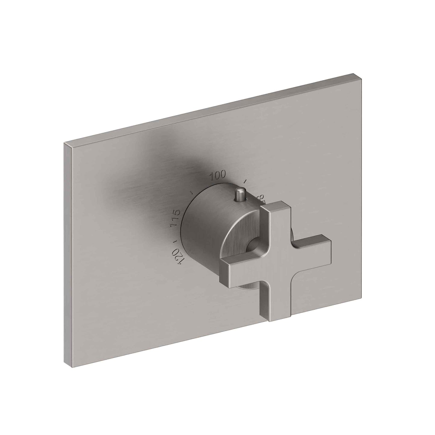 Newport Brass 3-2064TS Secant 3/4" Rectangular Thermostatic Trim Plate With Handle