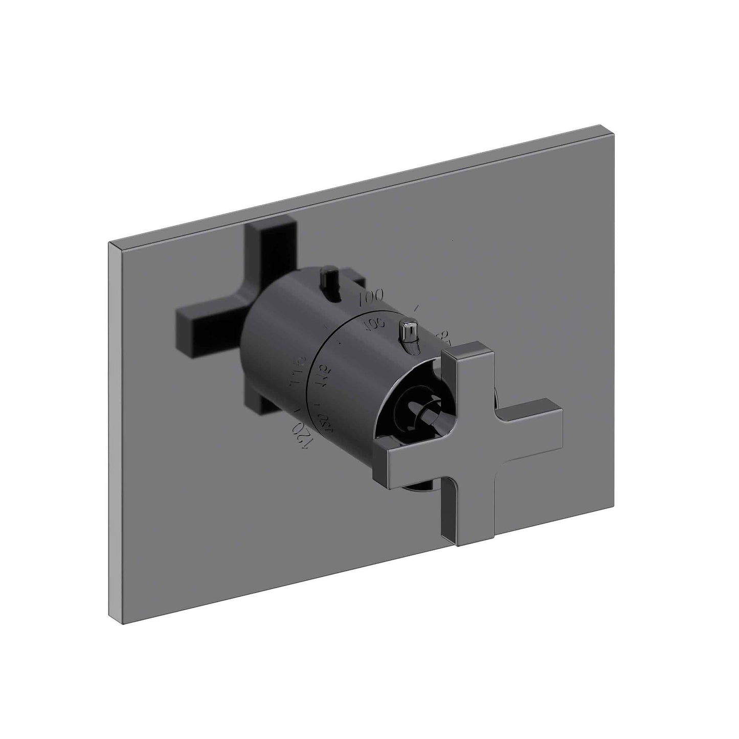 Newport Brass 3-2064TS Secant 3/4" Rectangular Thermostatic Trim Plate With Handle