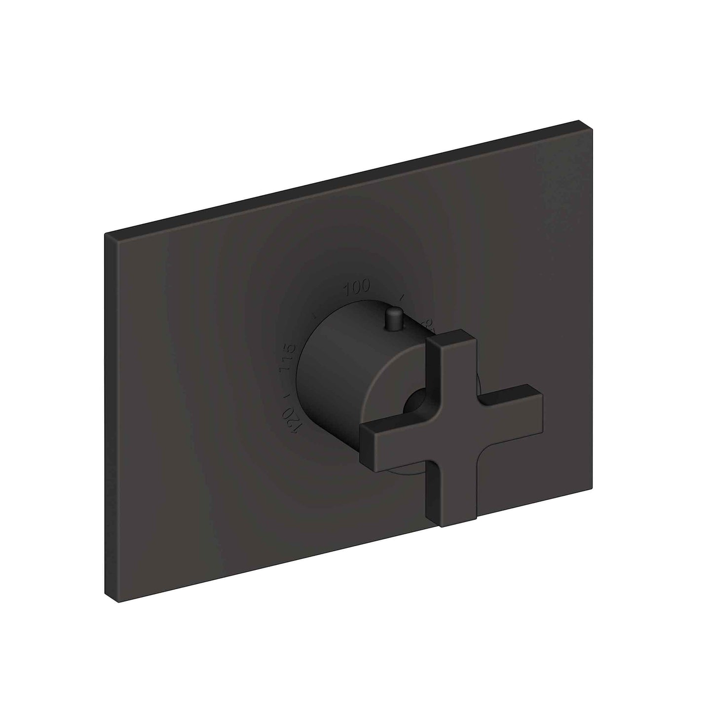 Newport Brass 3-2064TS Secant 3/4" Rectangular Thermostatic Trim Plate With Handle