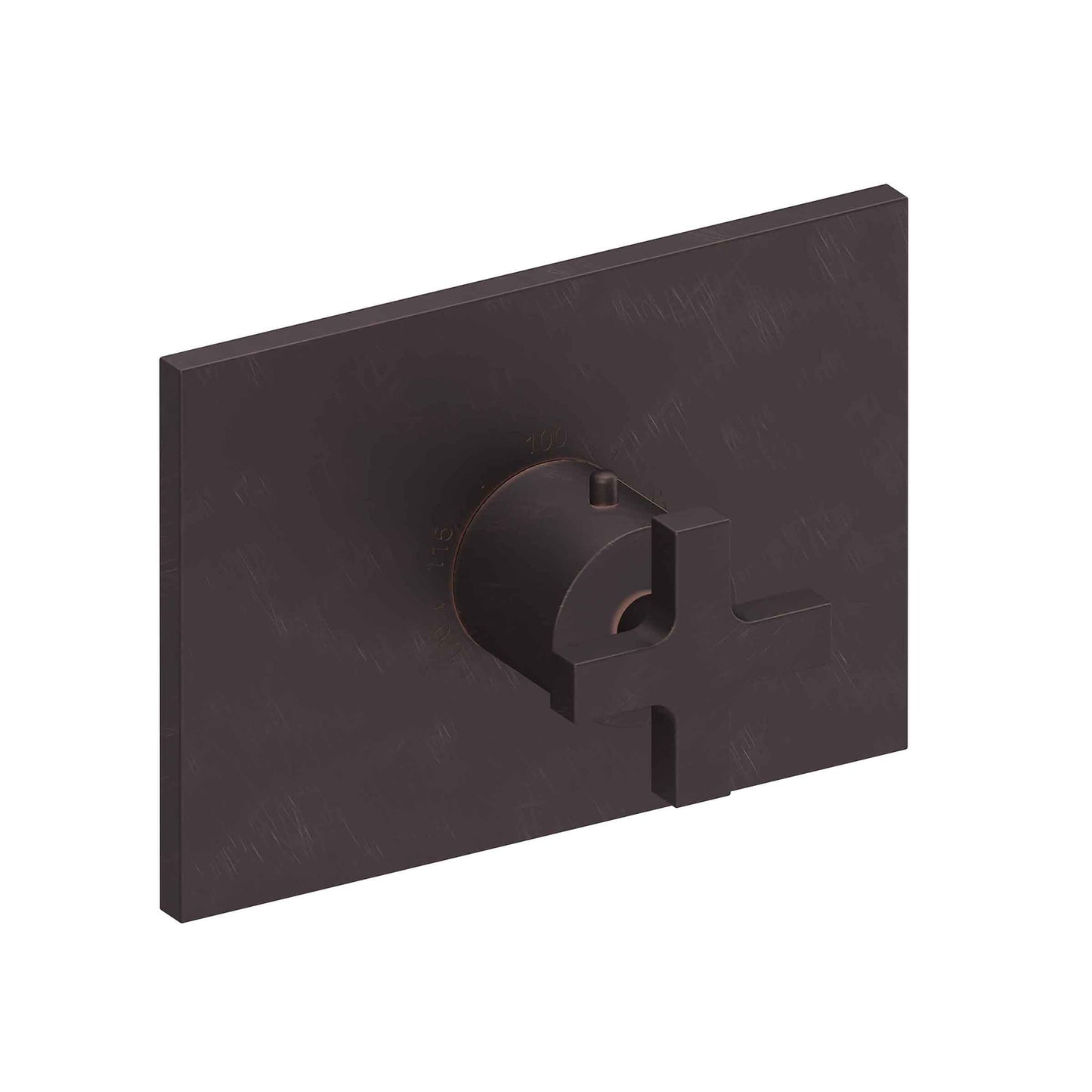 Newport Brass 3-2064TS Secant 3/4" Rectangular Thermostatic Trim Plate With Handle