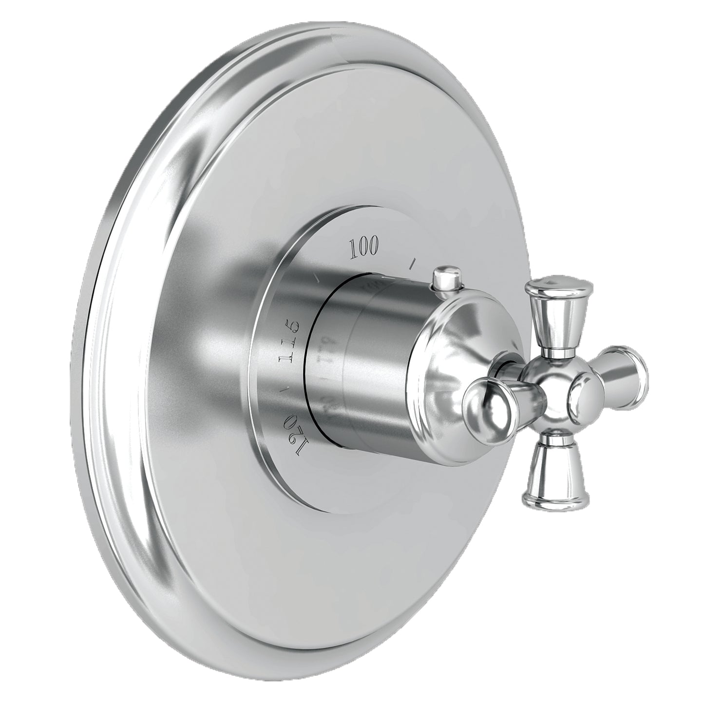 Newport Brass 3-2404TR Aylesbury 3/4" Round Thermostatic Trim Plate With Handle