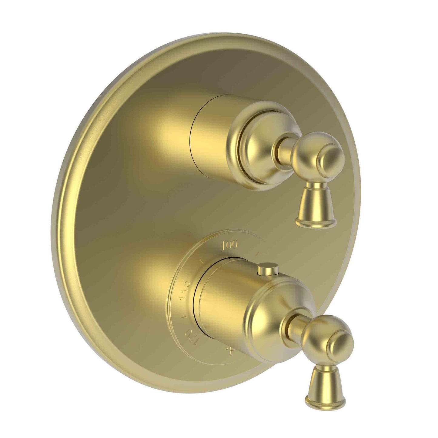 Newport Brass 3-2413TR Aylesbury 1/2" Round Thermostatic Trim Plate With Handle