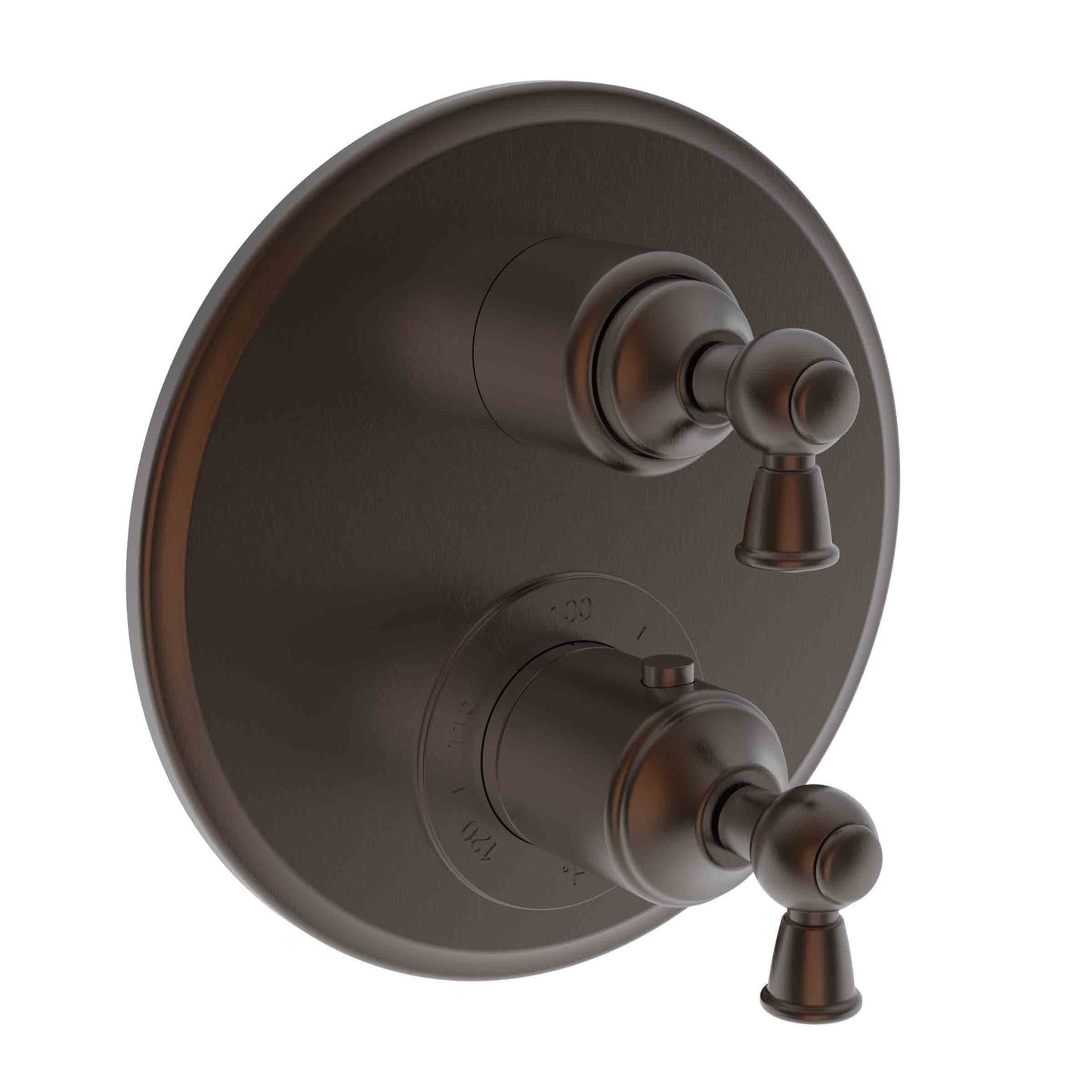 Newport Brass 3-2413TR Aylesbury 1/2" Round Thermostatic Trim Plate With Handle