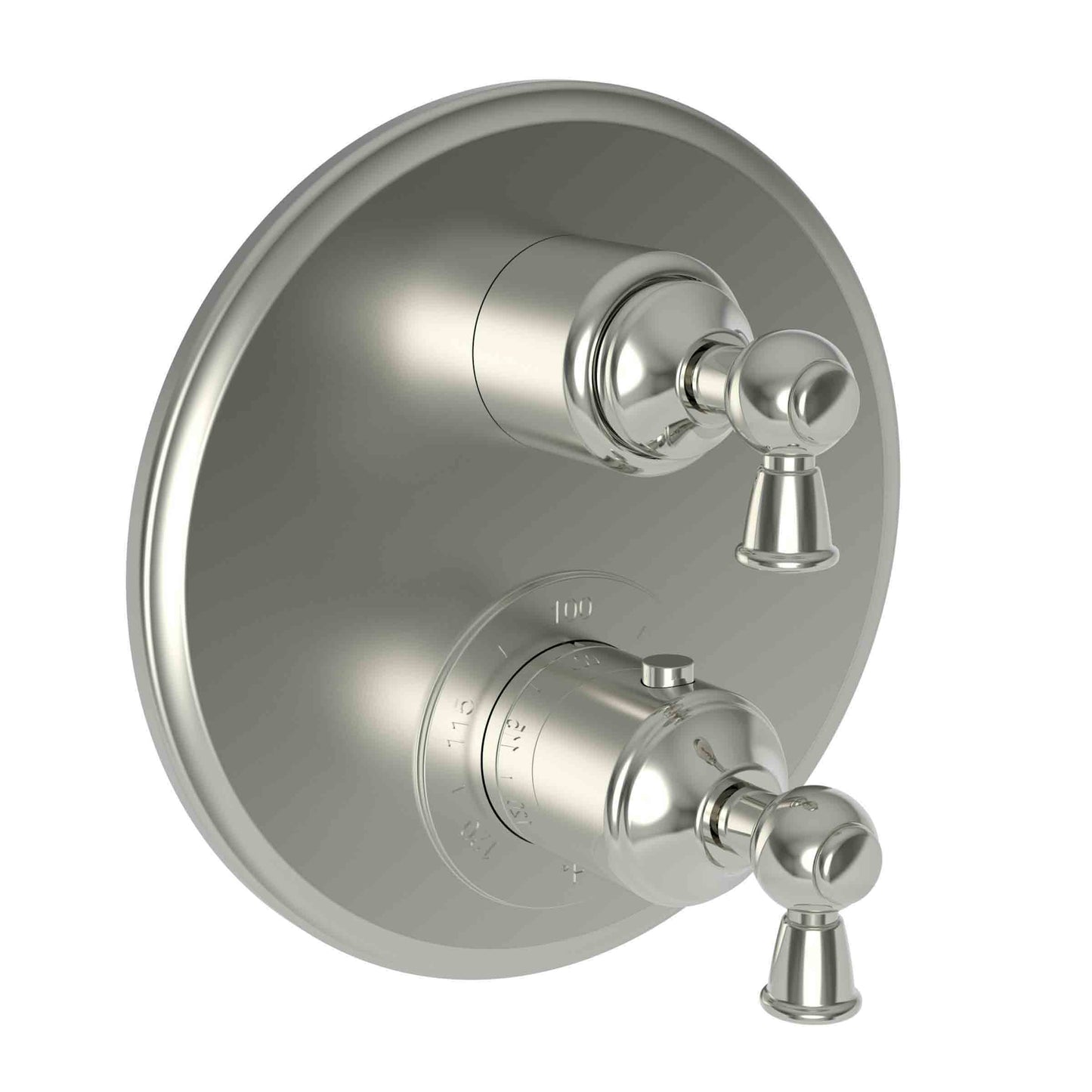 Newport Brass 3-2413TR Aylesbury 1/2" Round Thermostatic Trim Plate With Handle