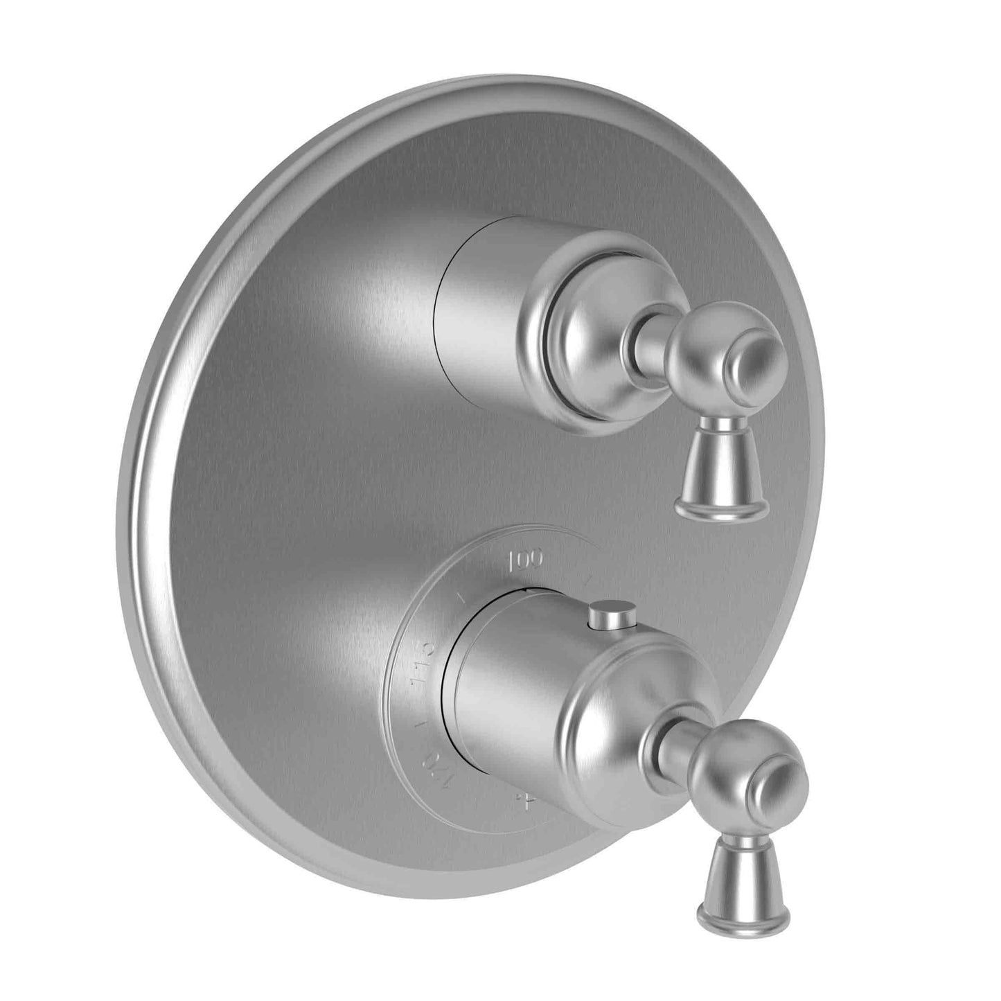 Newport Brass 3-2413TR Aylesbury 1/2" Round Thermostatic Trim Plate With Handle