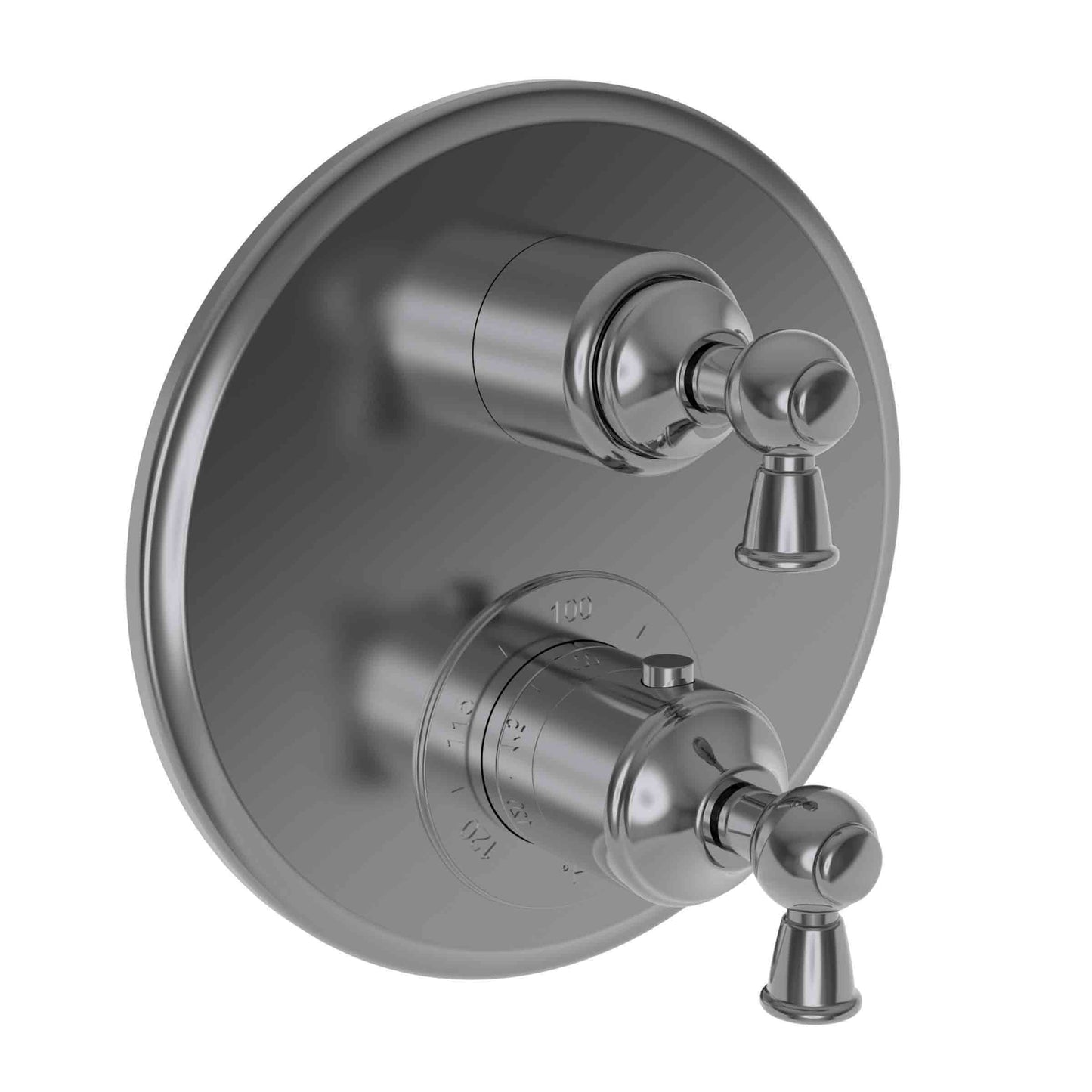 Newport Brass 3-2413TR Aylesbury 1/2" Round Thermostatic Trim Plate With Handle